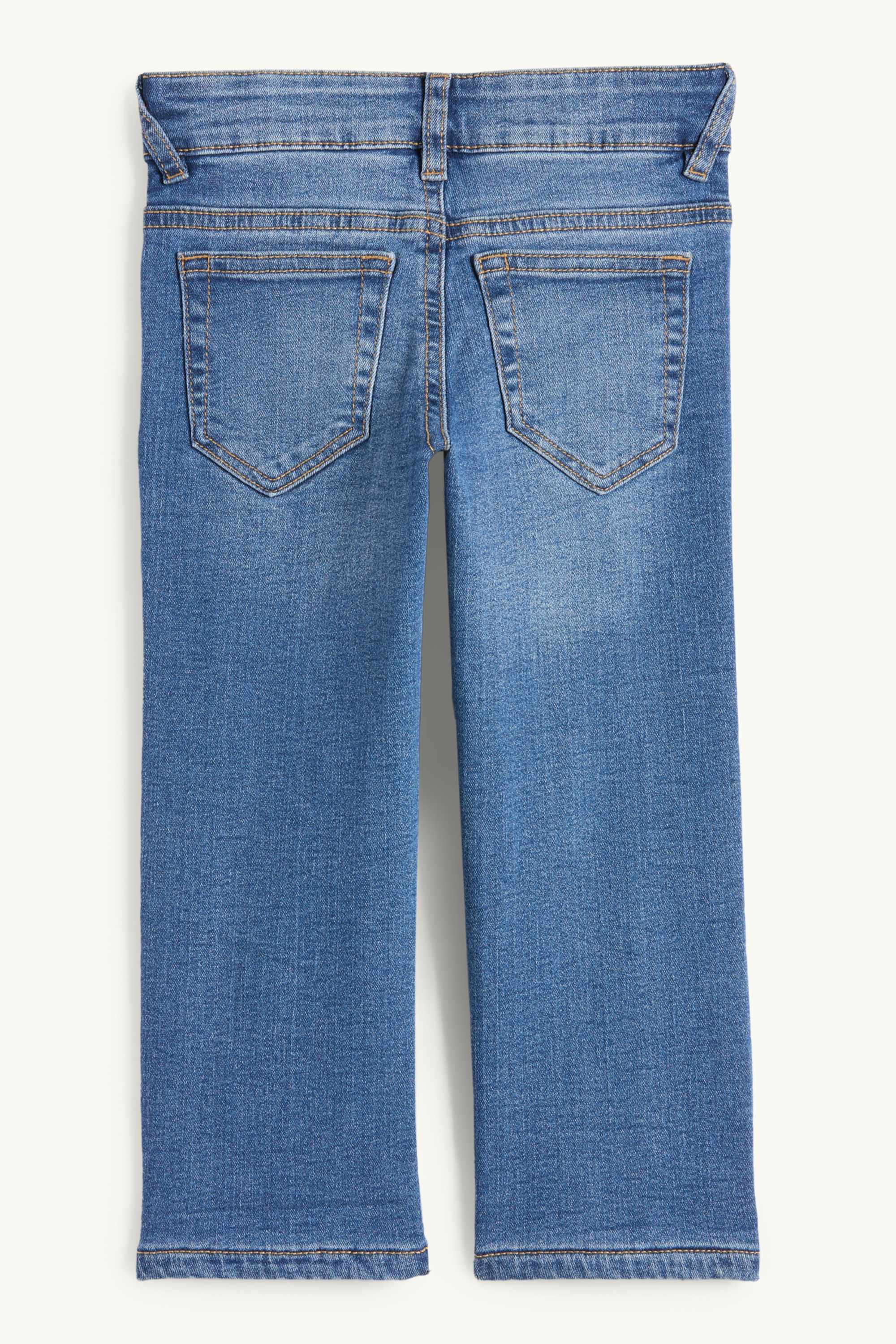 Wild animals - straight jeans - thermal jeans blue denim