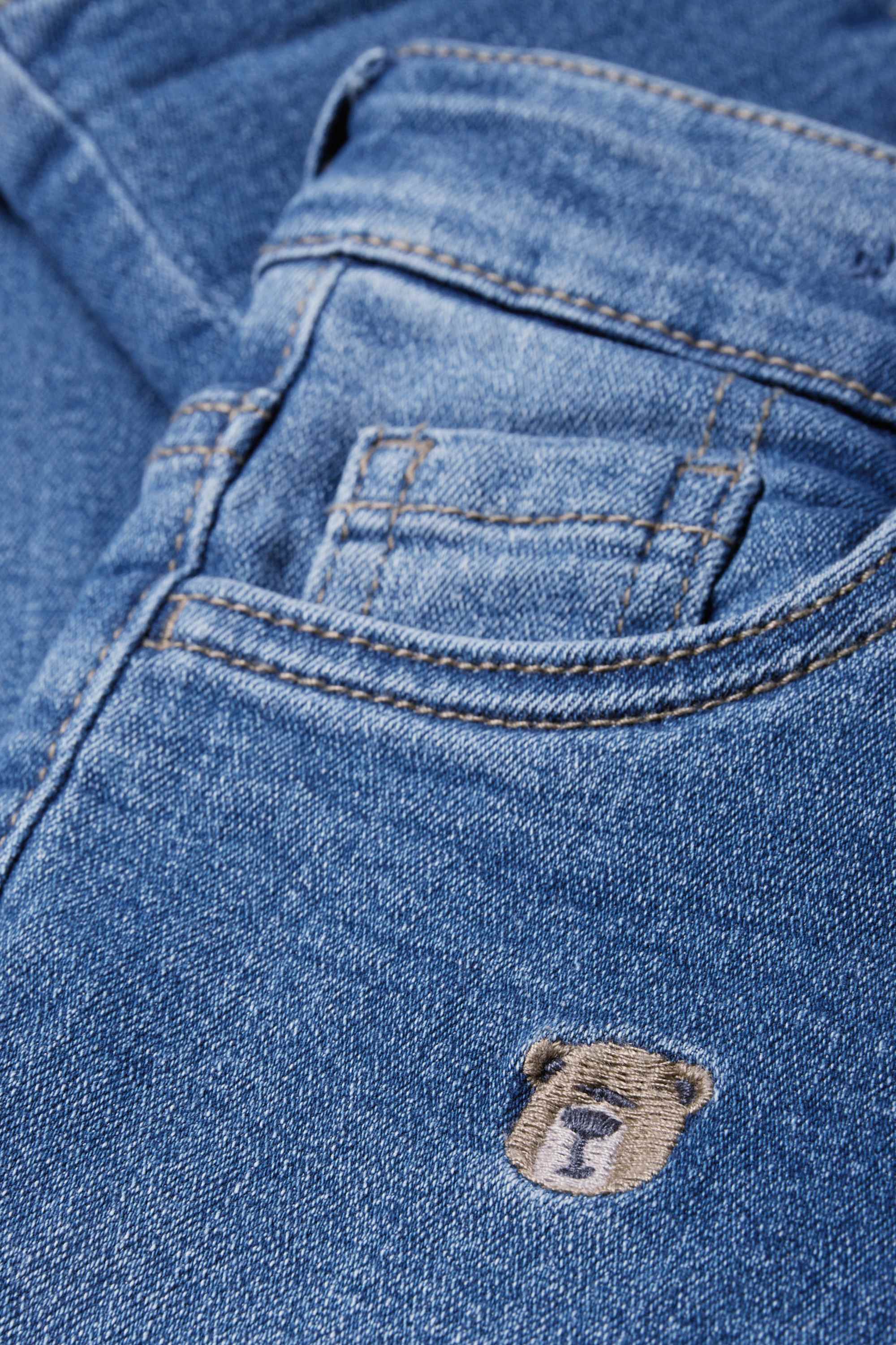 Wild animals - straight jeans - thermal jeans blue denim