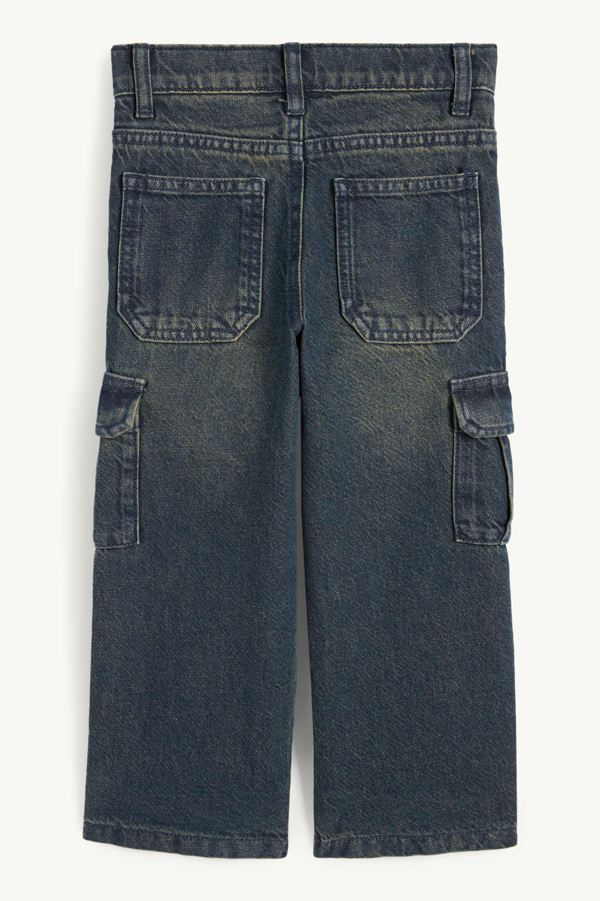 Cargo jeans - thermal jeans denim-blue gray