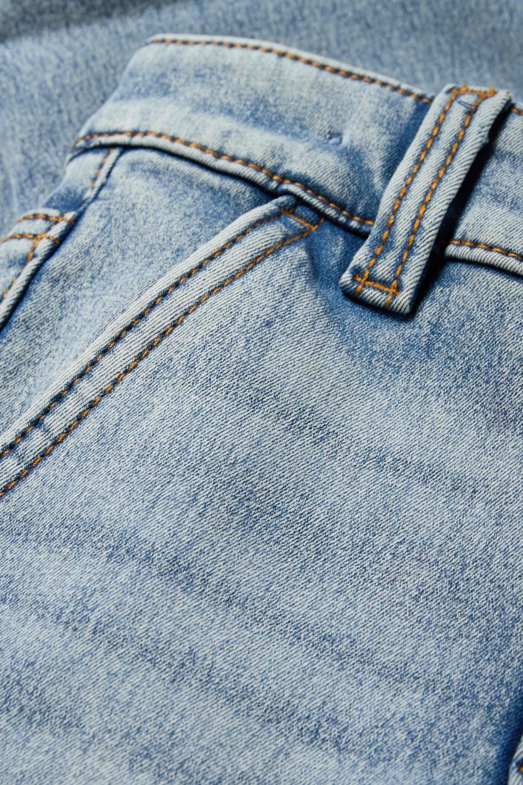 Cargo jeans - thermal jeans denim-light blue