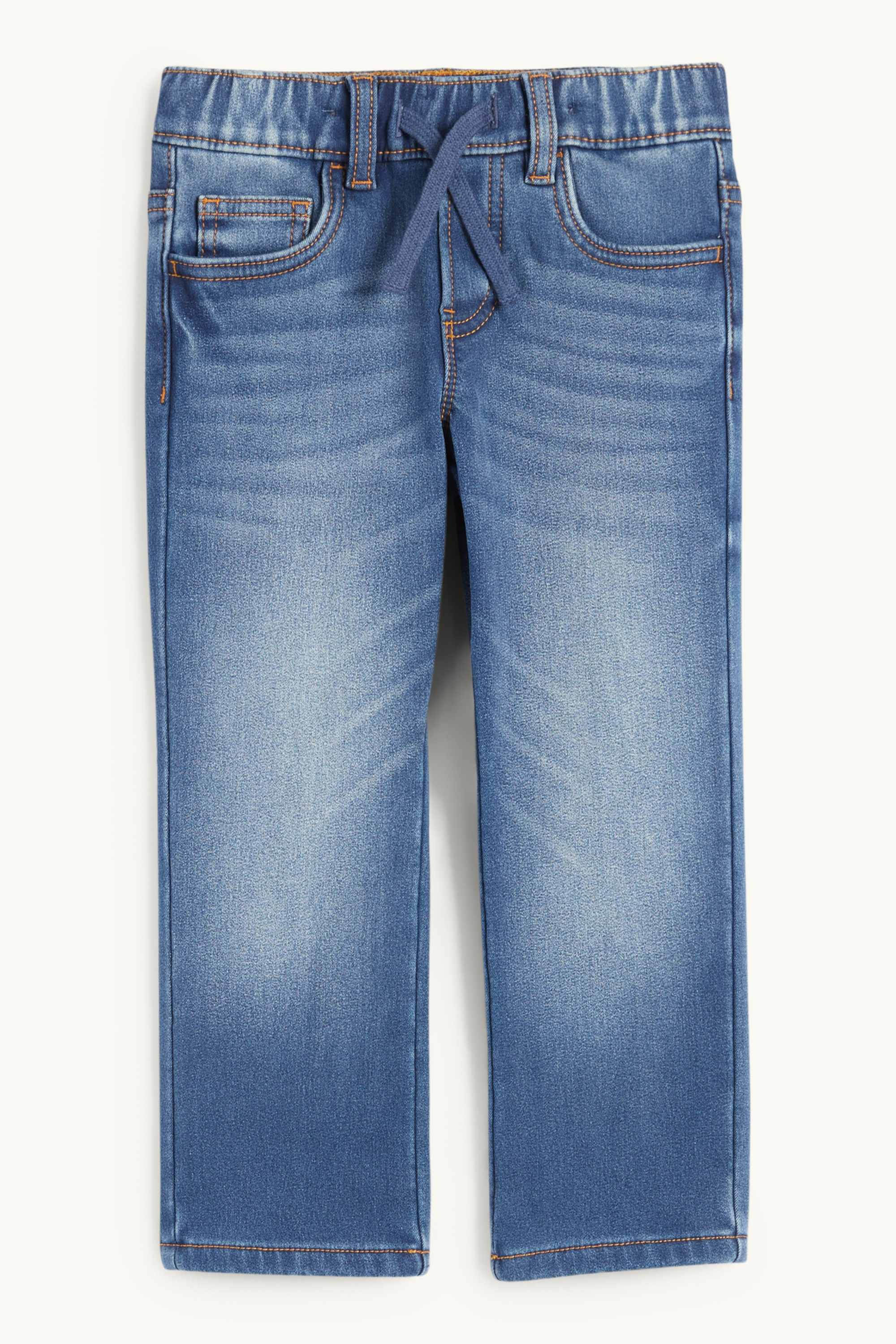 Straight jeans - thermal jeans blue denim