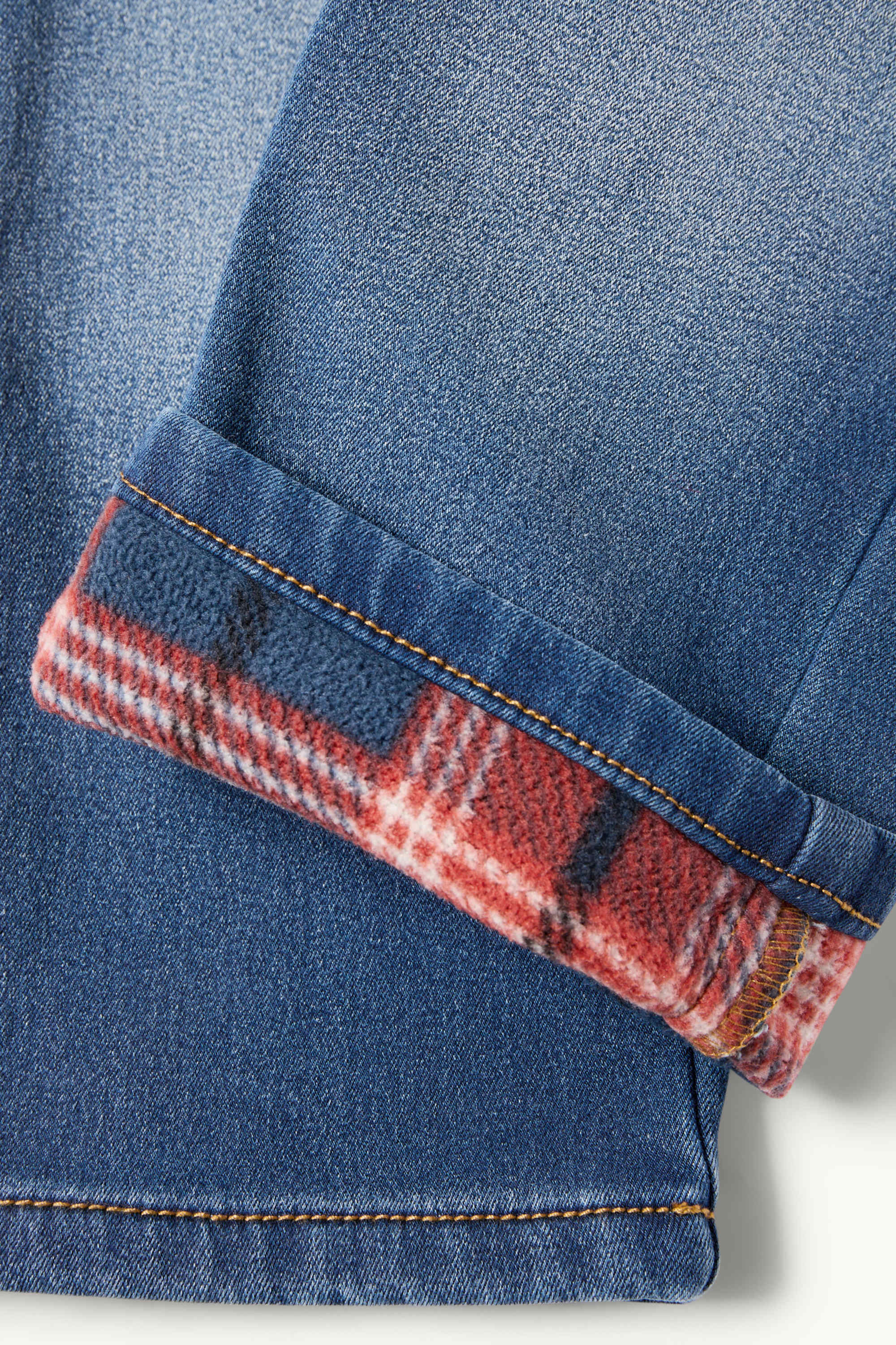Straight jeans - thermal jeans blue denim