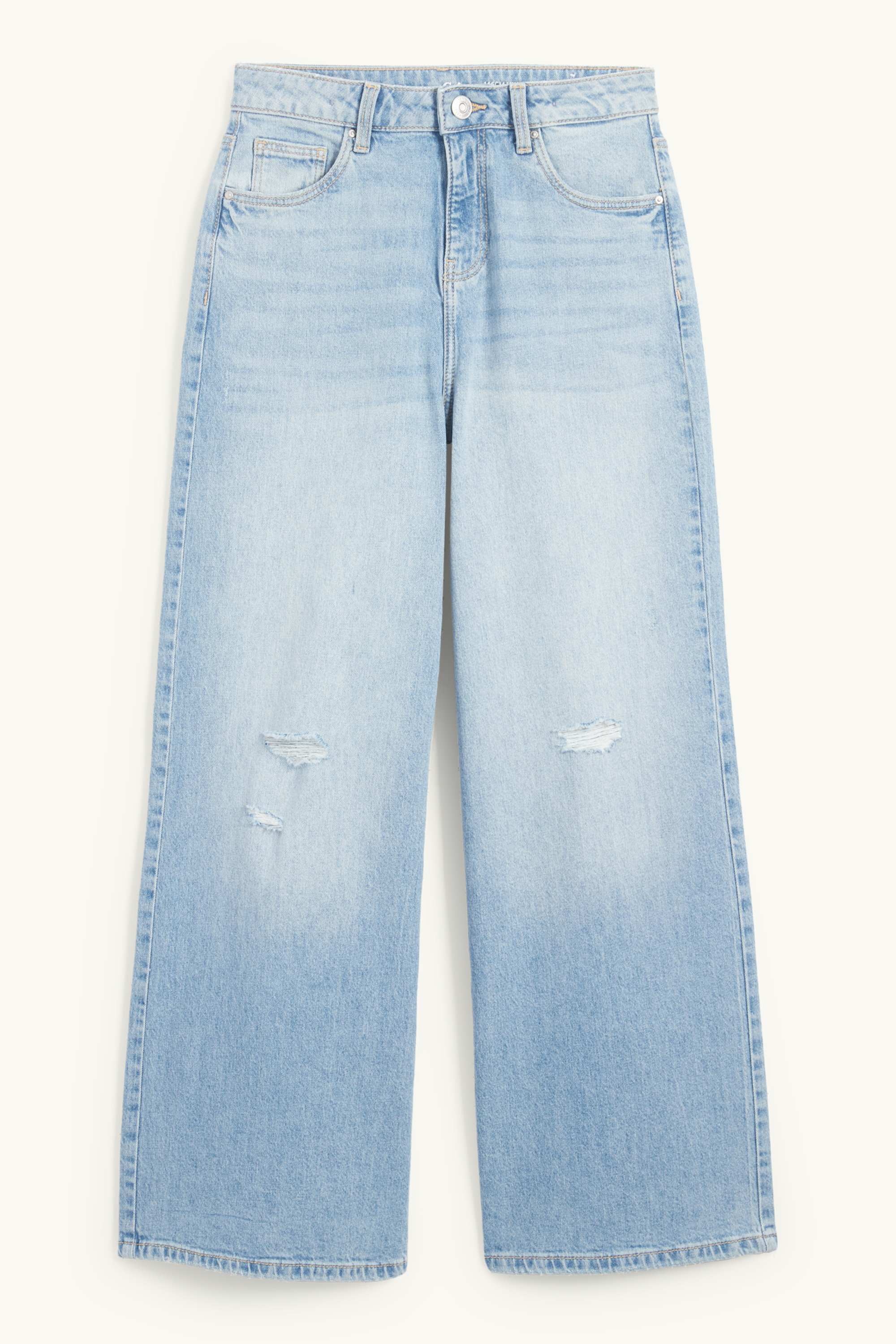 Wide leg jeans denim-light blue