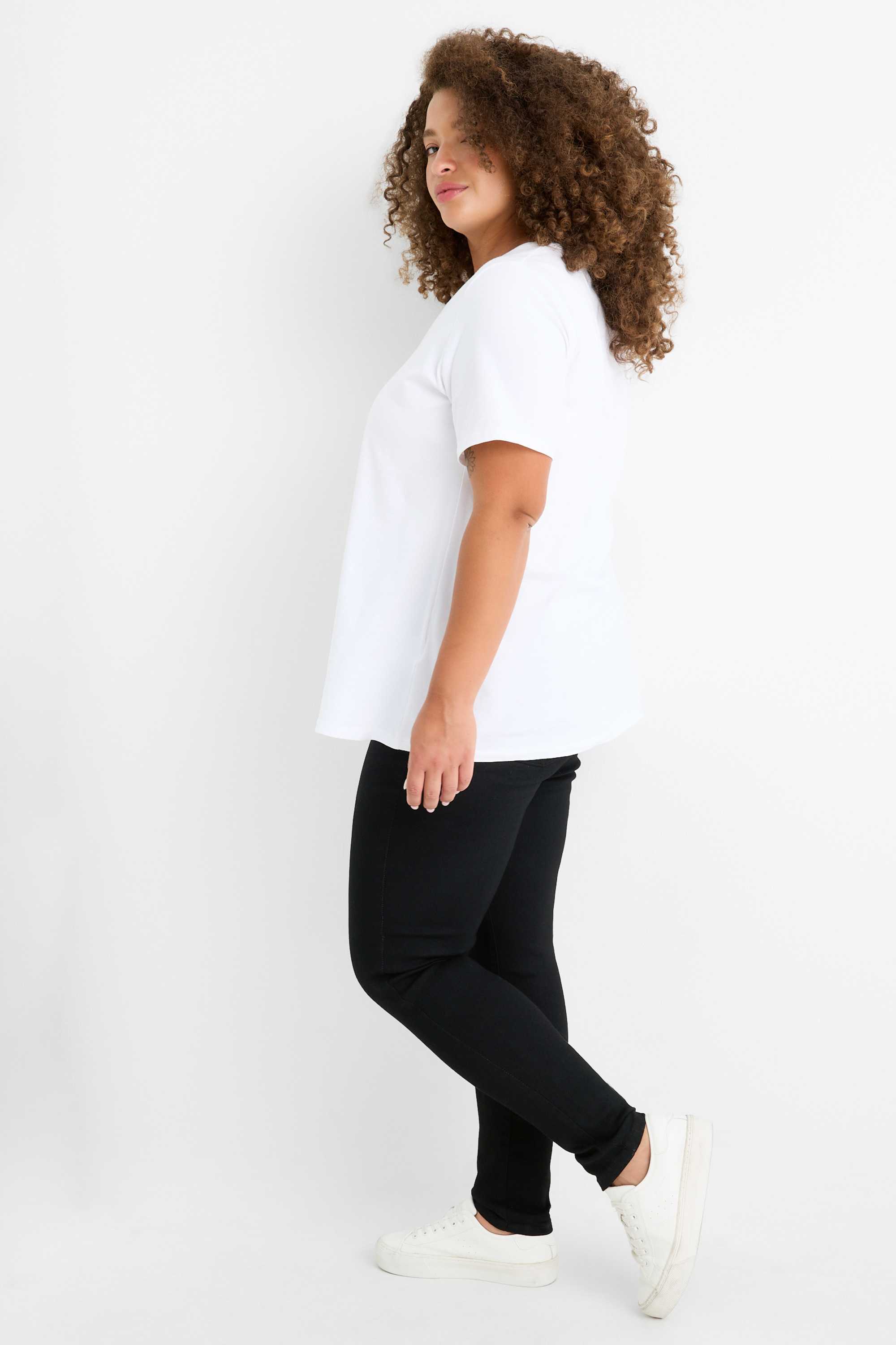 Jegging jeans - high waist black
