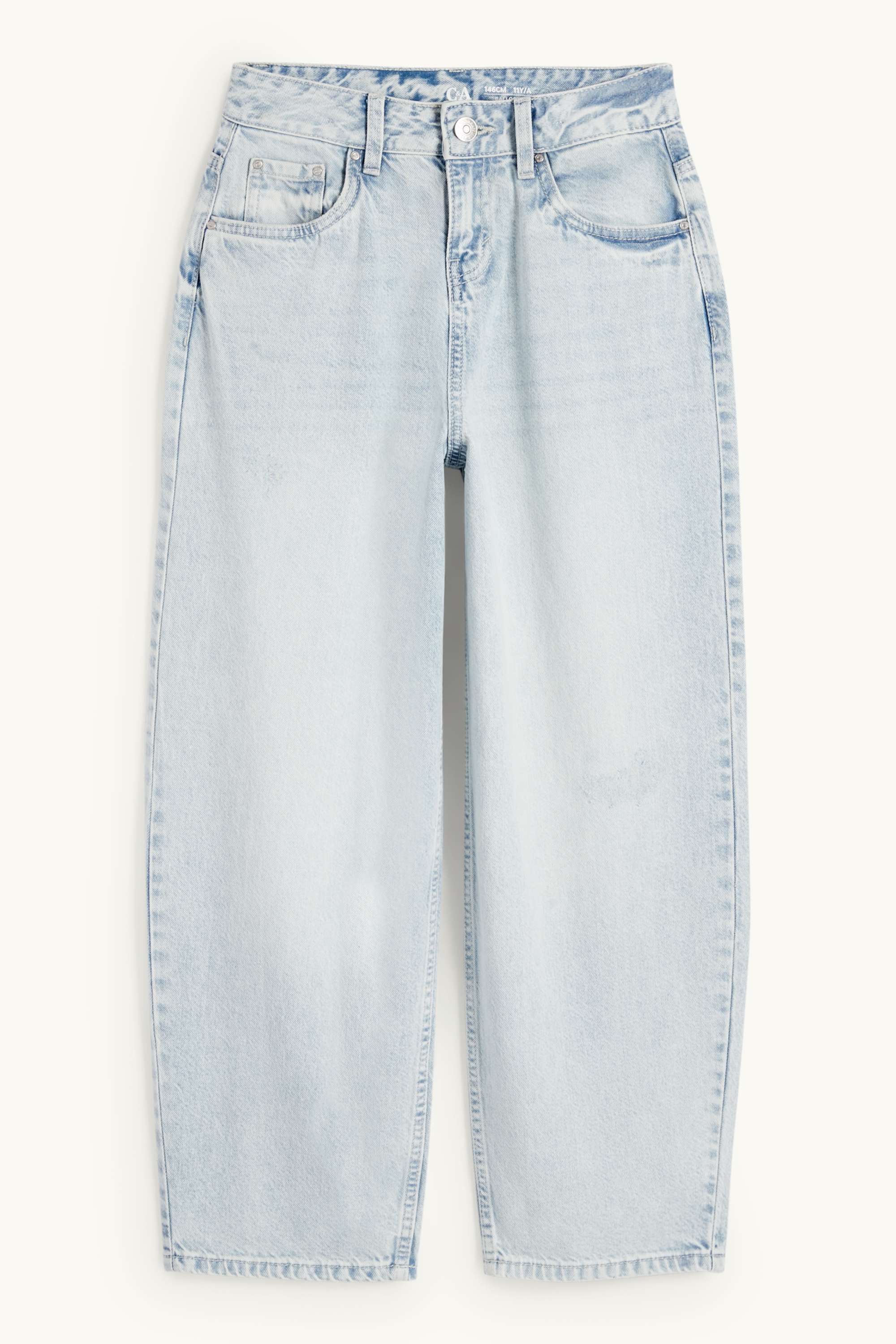 Balloon jeans denim-light blue