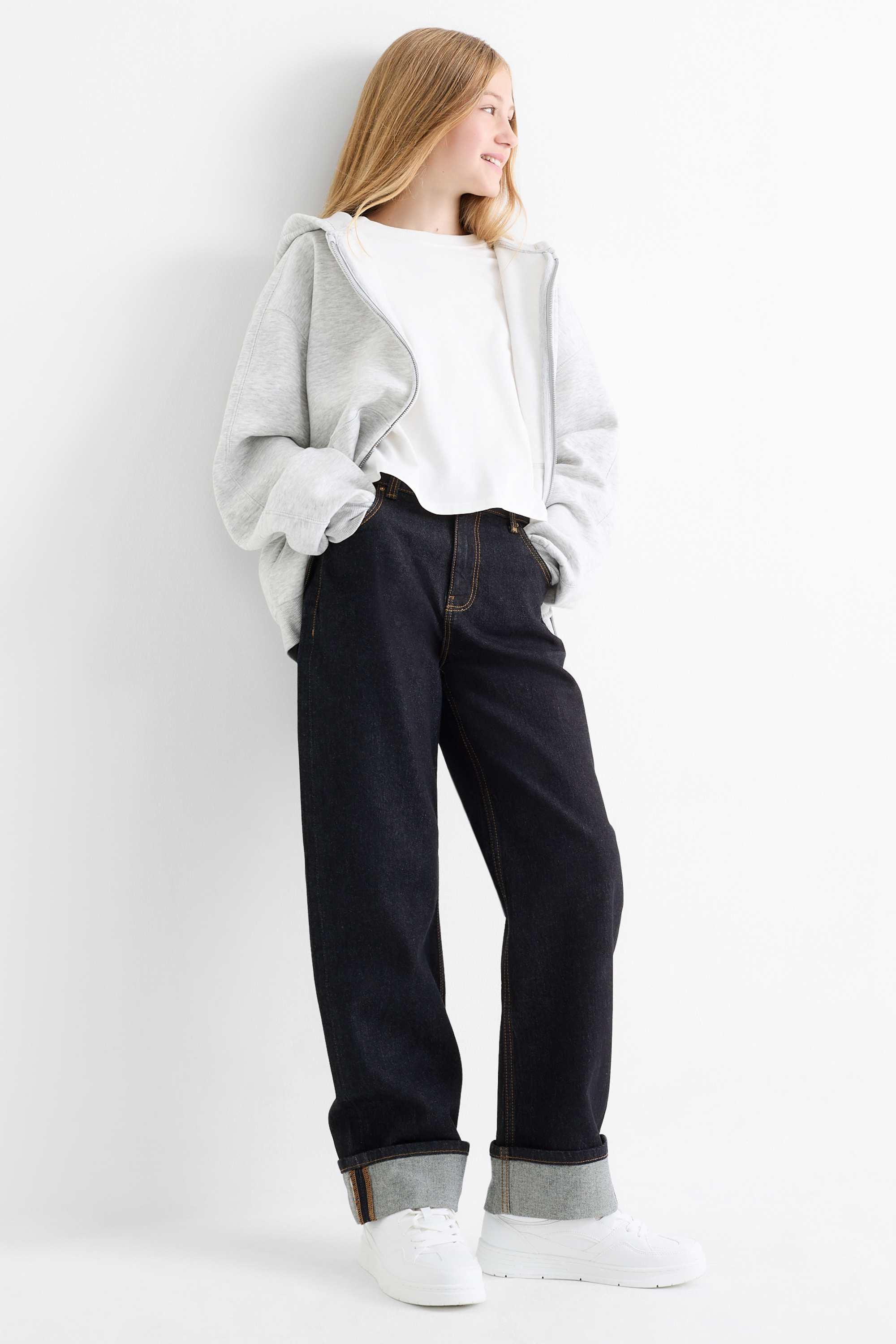 Baggy jeans denim-dark blue