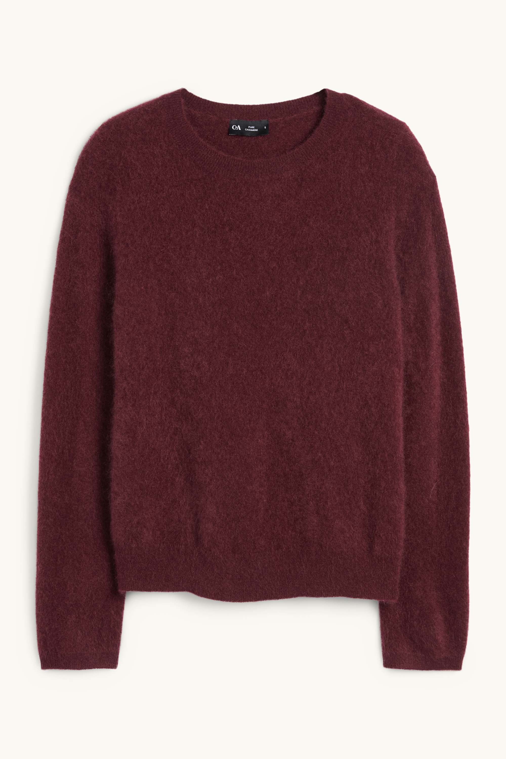 Cashmere jumper bordeaux