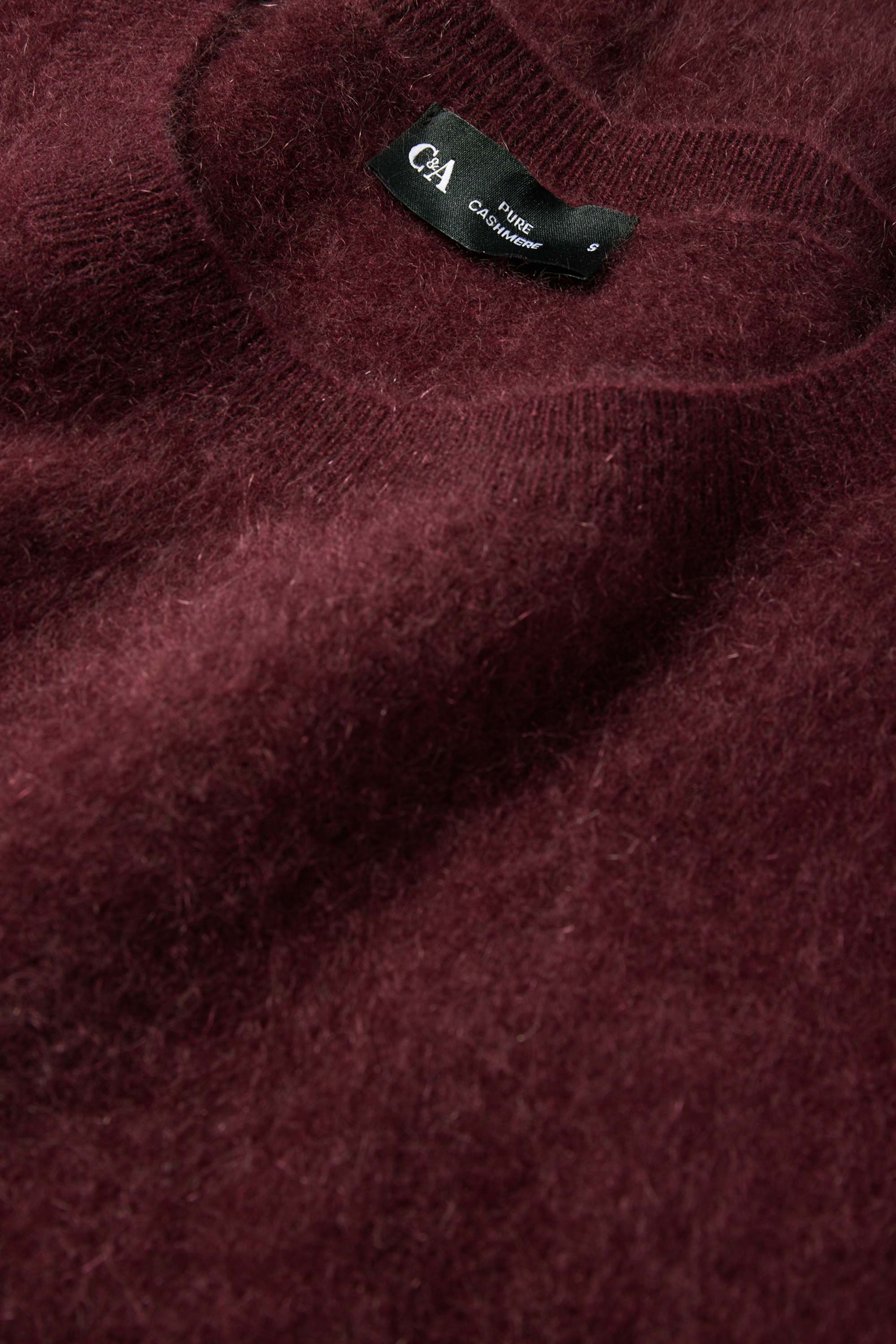 Cashmere jumper bordeaux
