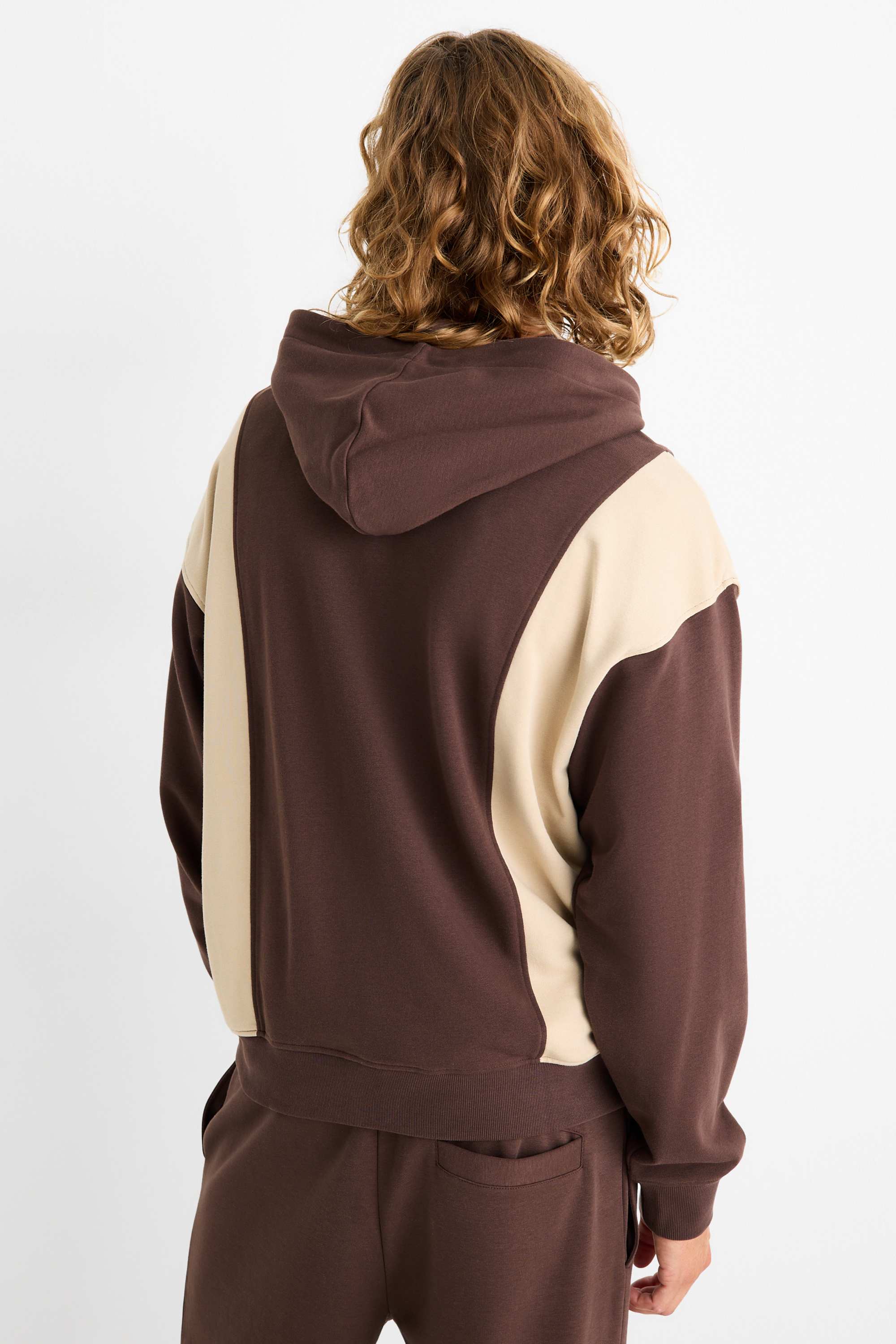 Hoodie dark brown