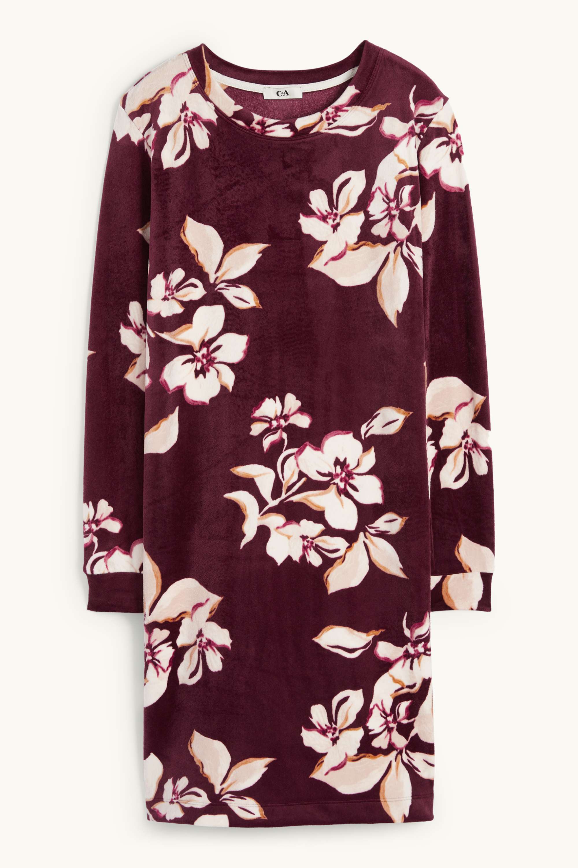 Nightdress - floral purple