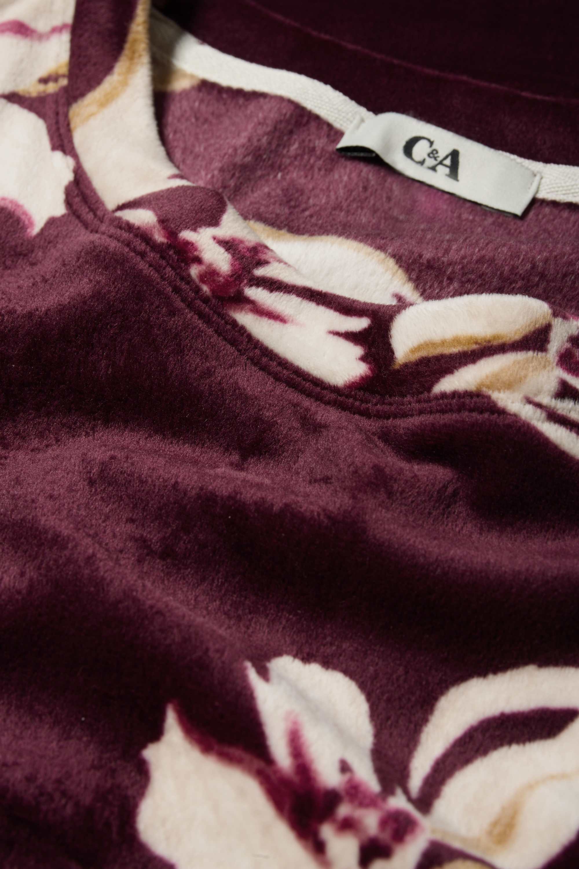 Nightdress - floral purple