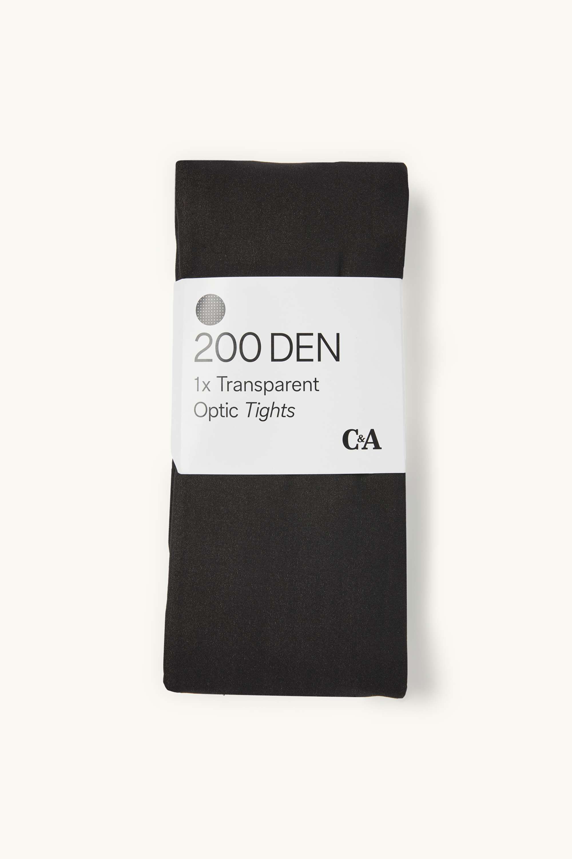 Thermal tights - 200 denier black