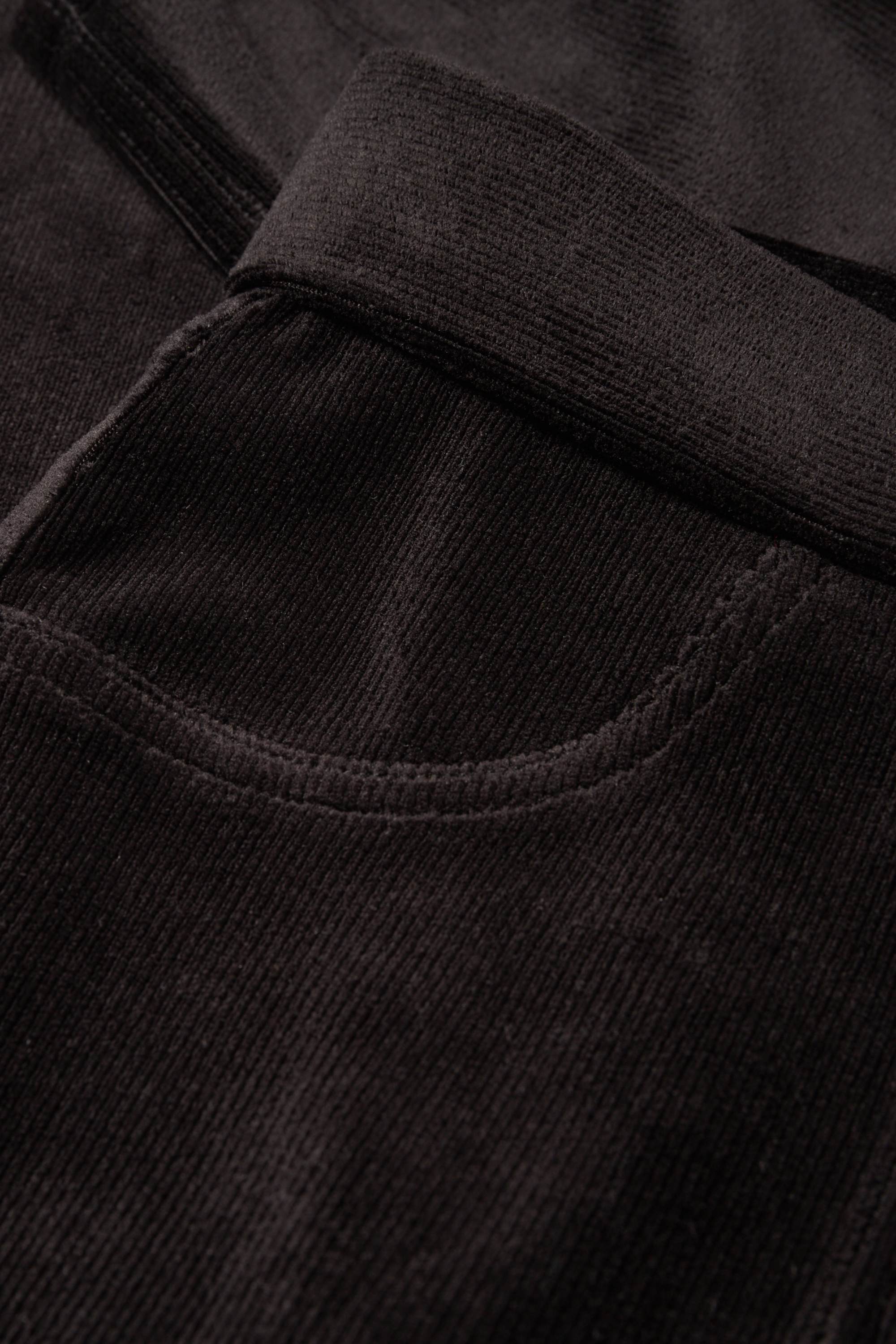 Corduroy leggings black