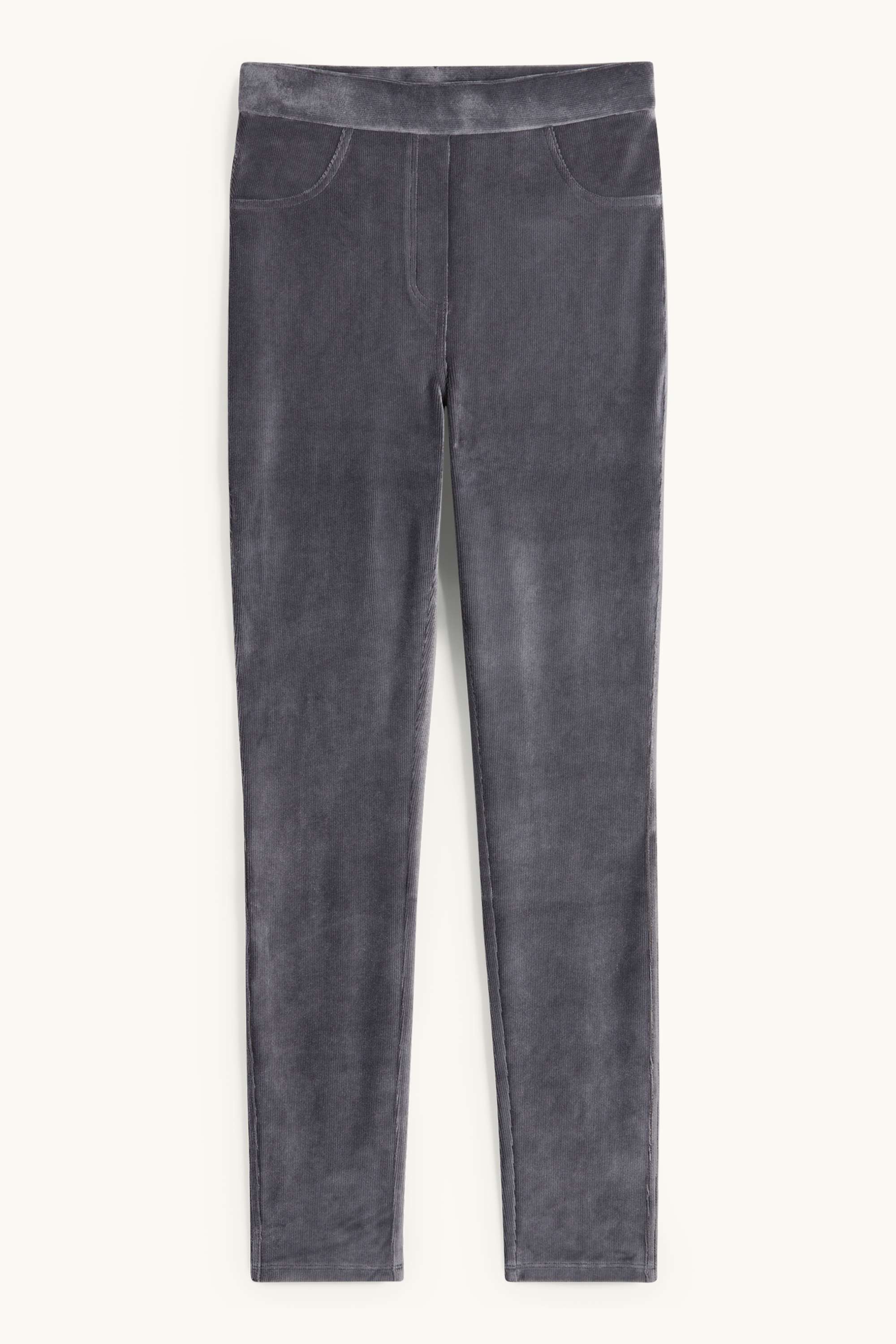 Corduroy leggings dark gray
