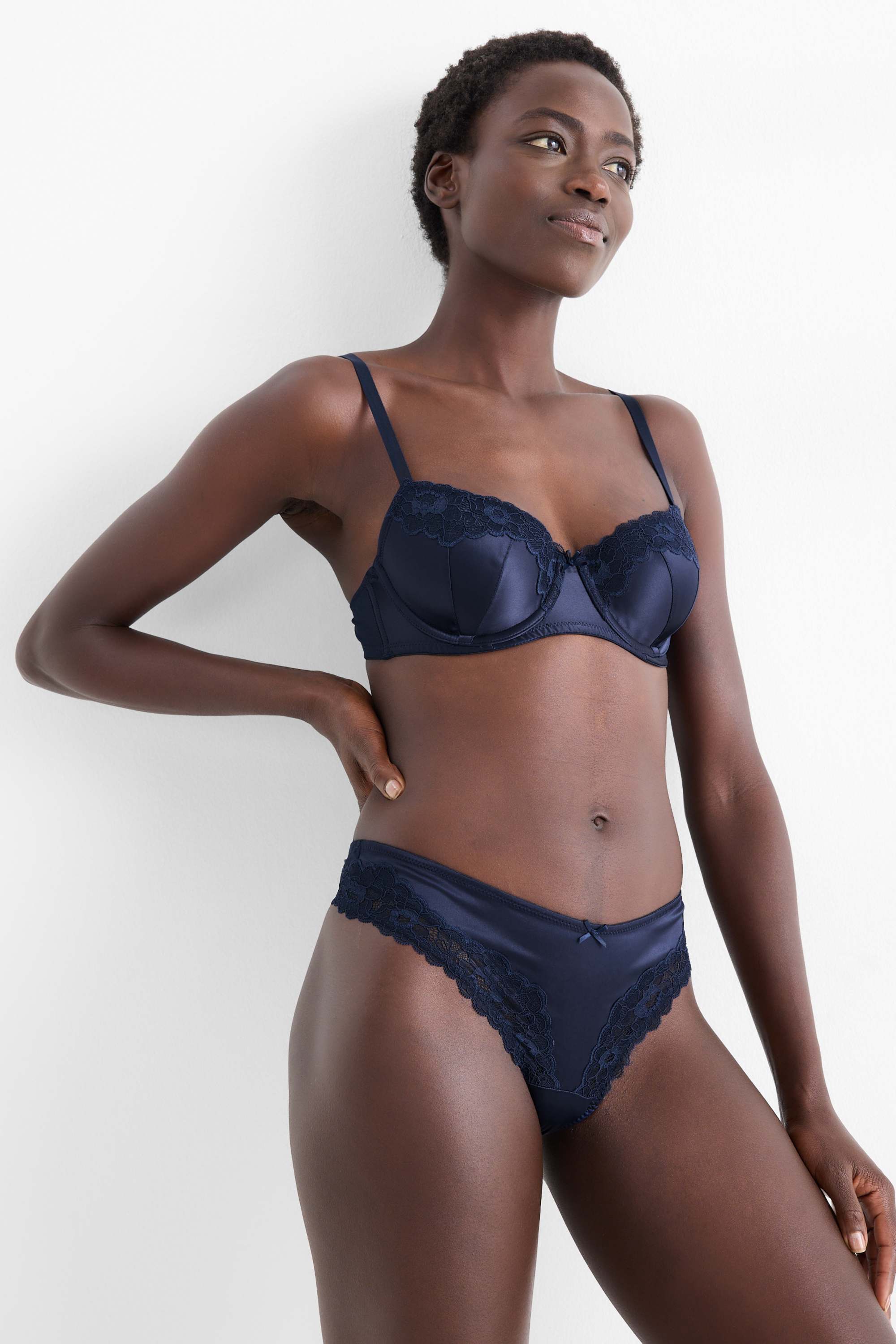 Thong dark blue