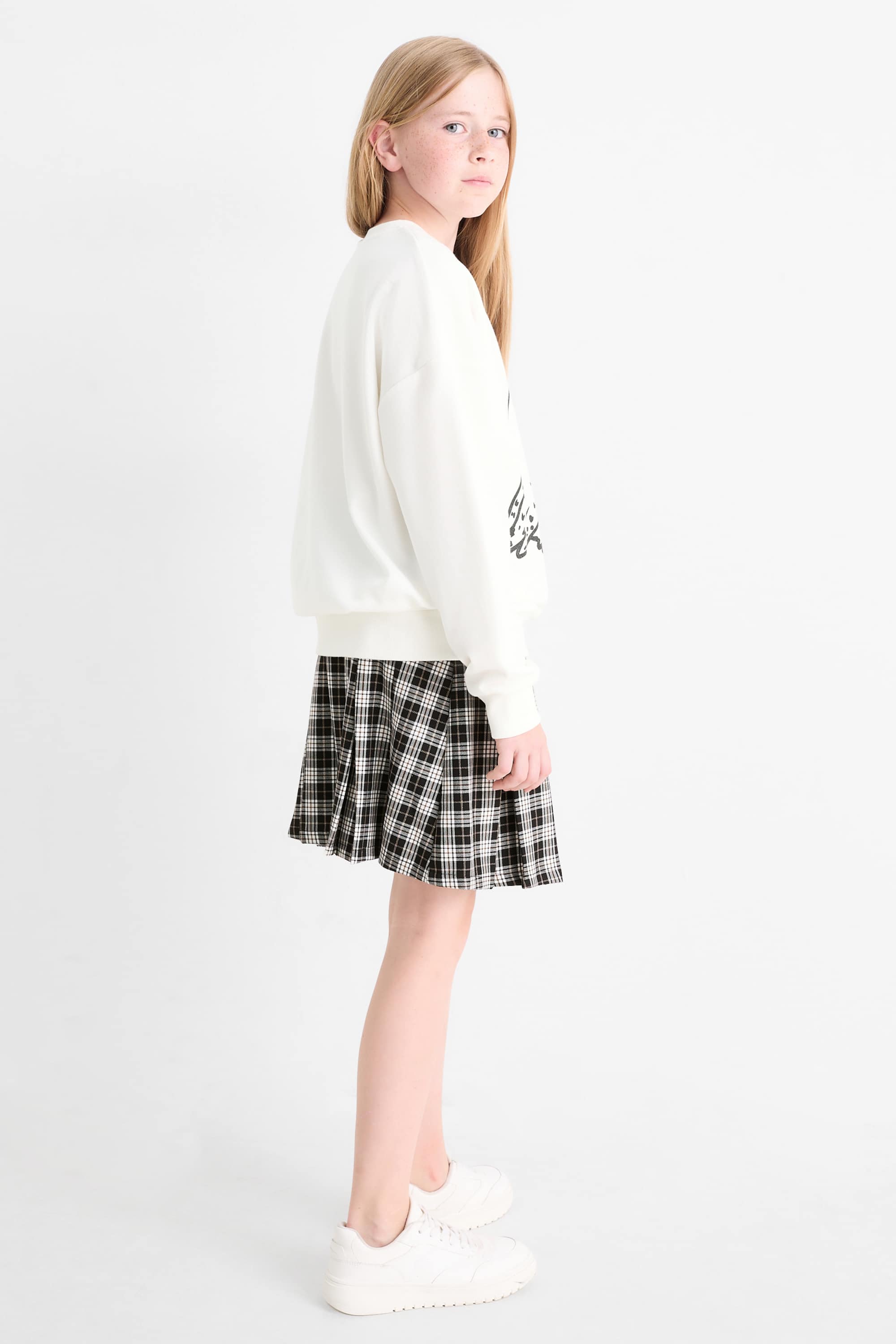 Harry Potter - set - sweatshirt and skirt - 2 piece white