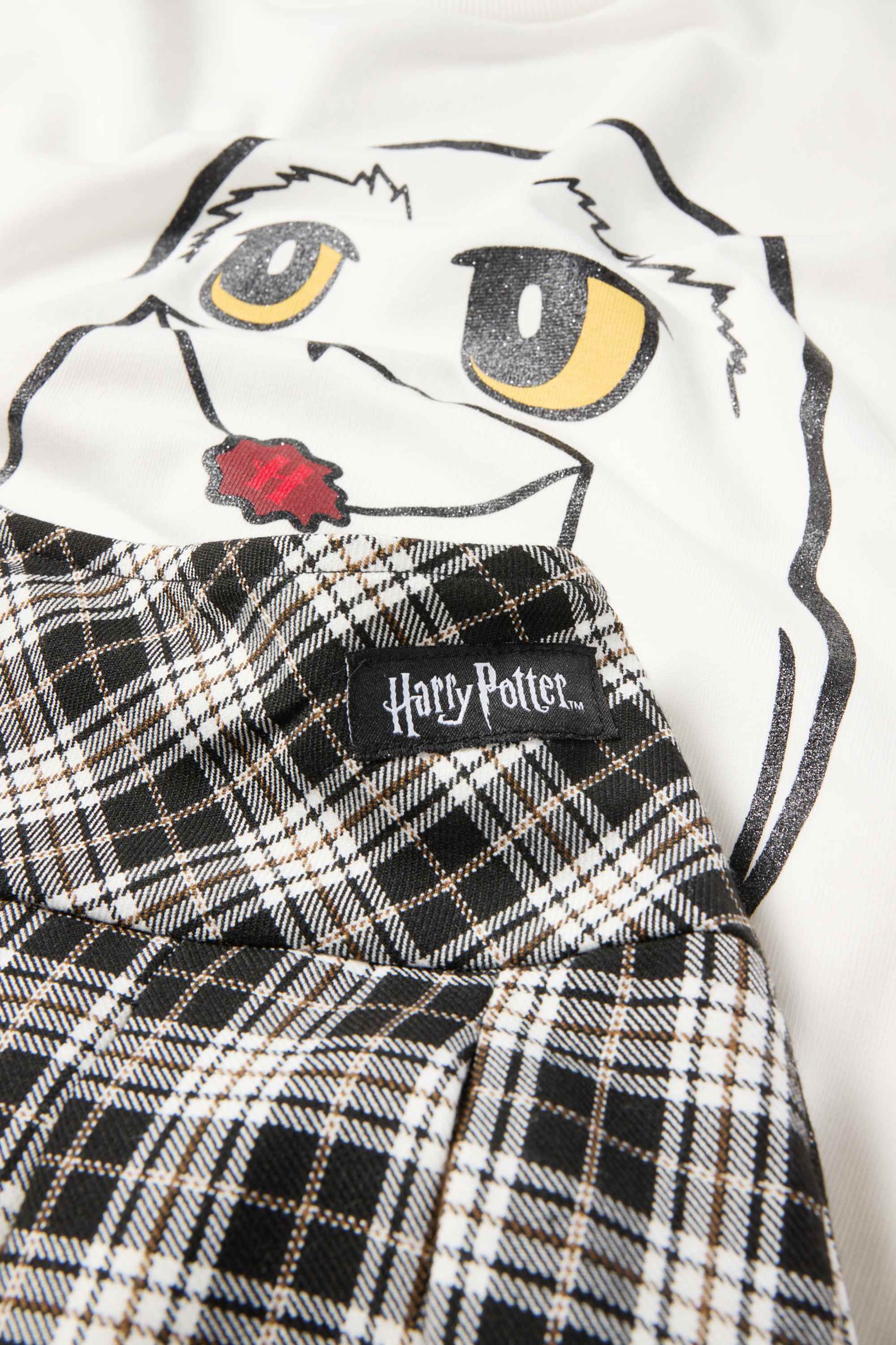 Harry Potter - set - sweatshirt and skirt - 2 piece white