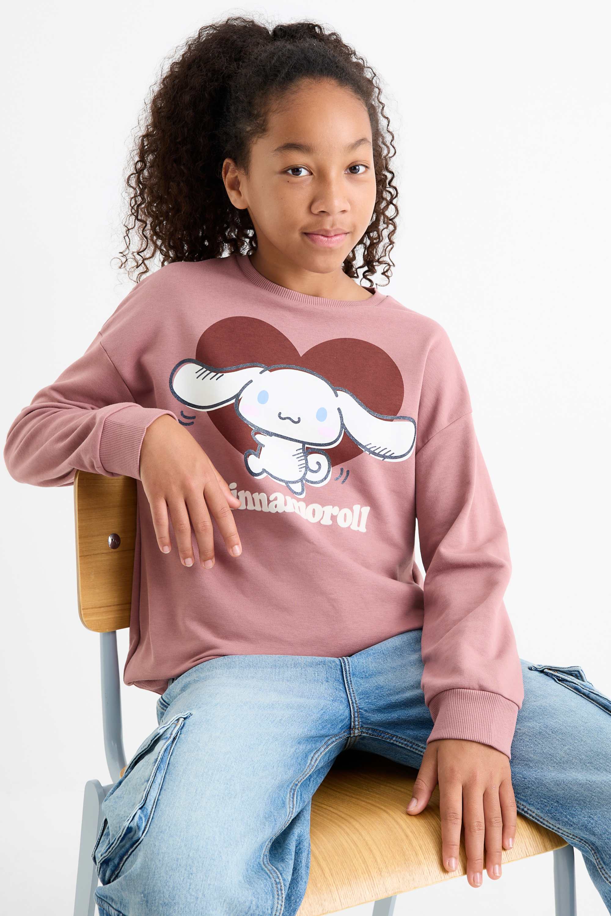 Cinnamoroll - sweatshirt dark rose