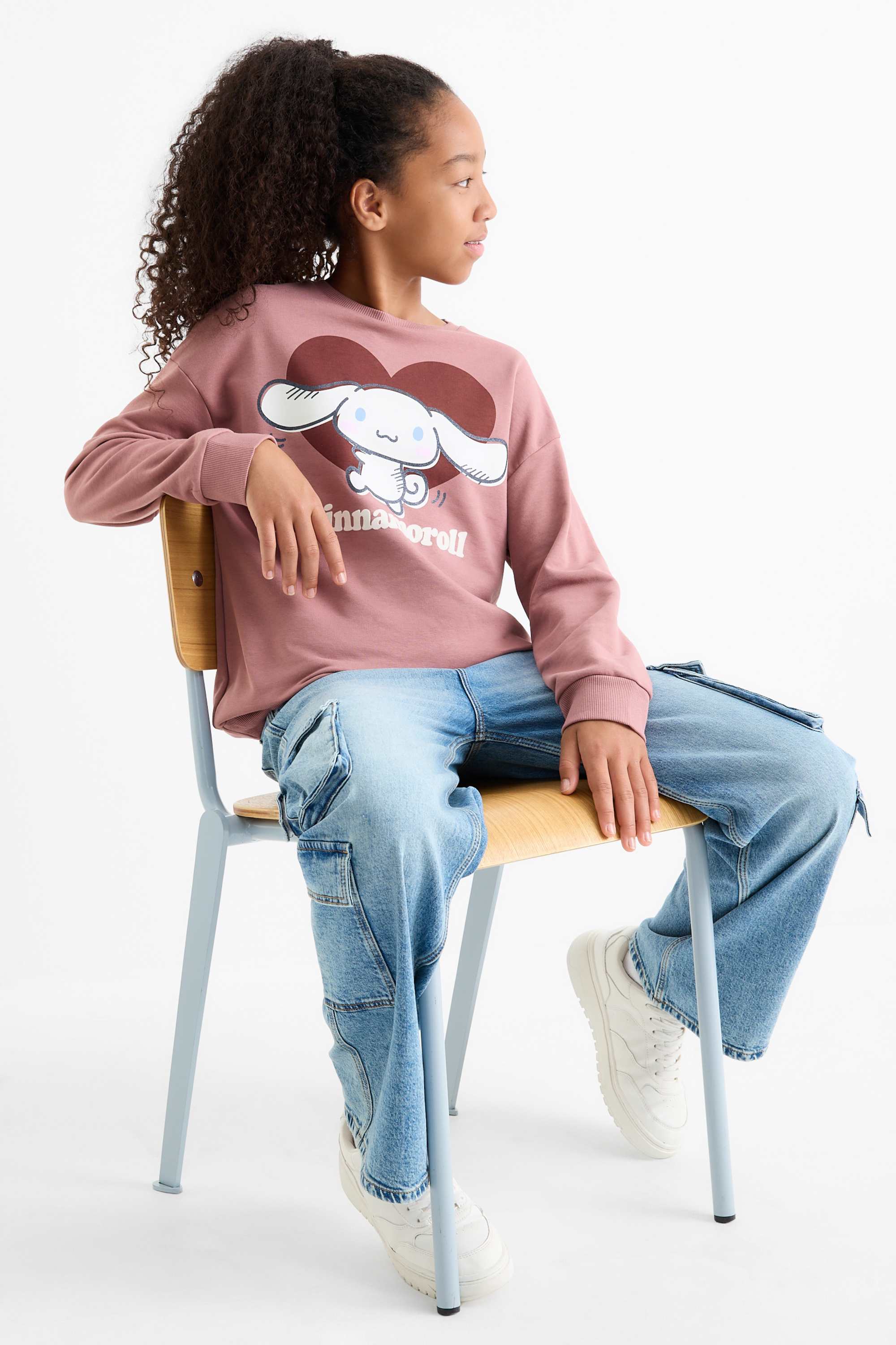 Cinnamoroll - sweatshirt dark rose
