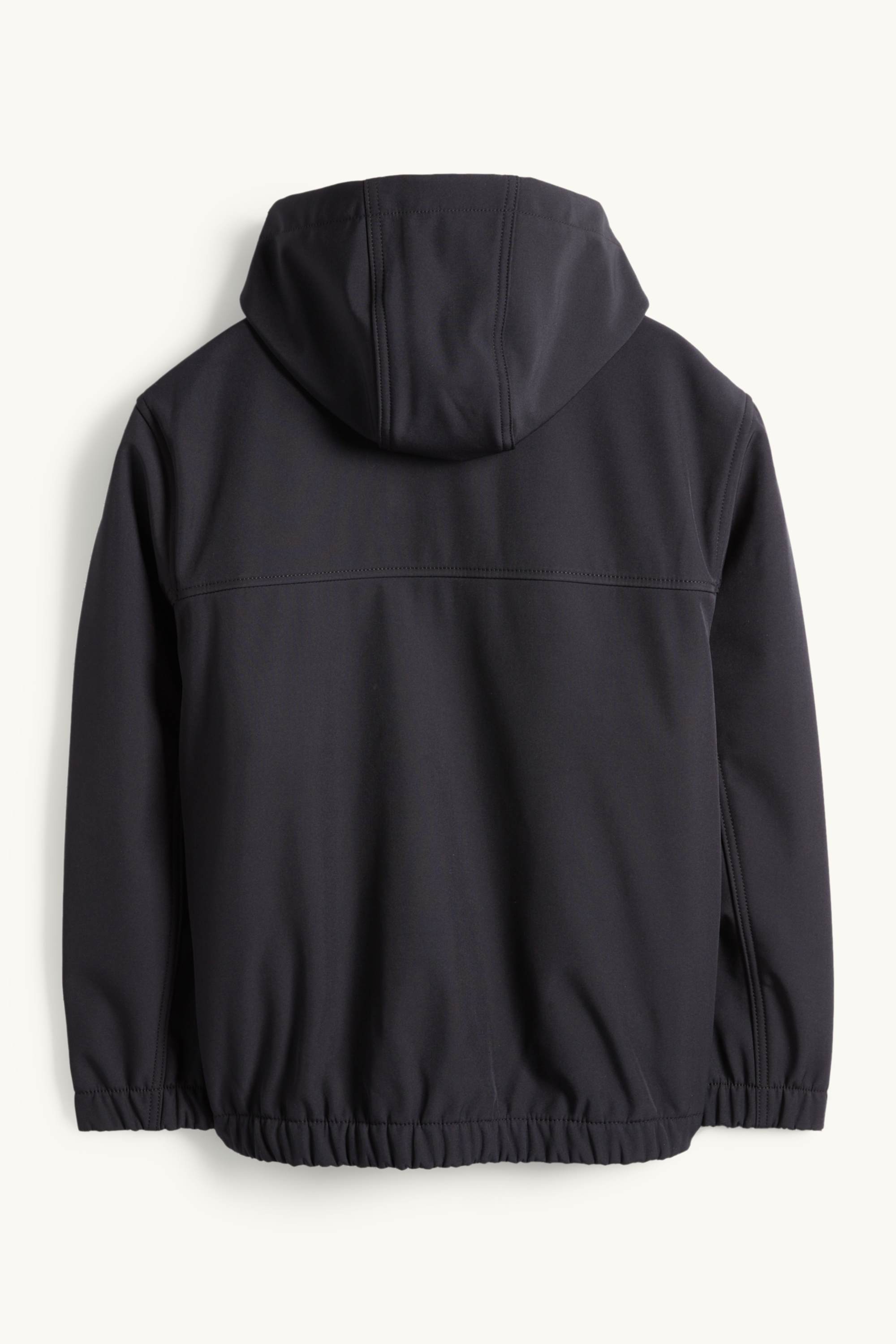 Softshell jacket with hood - waterproof black