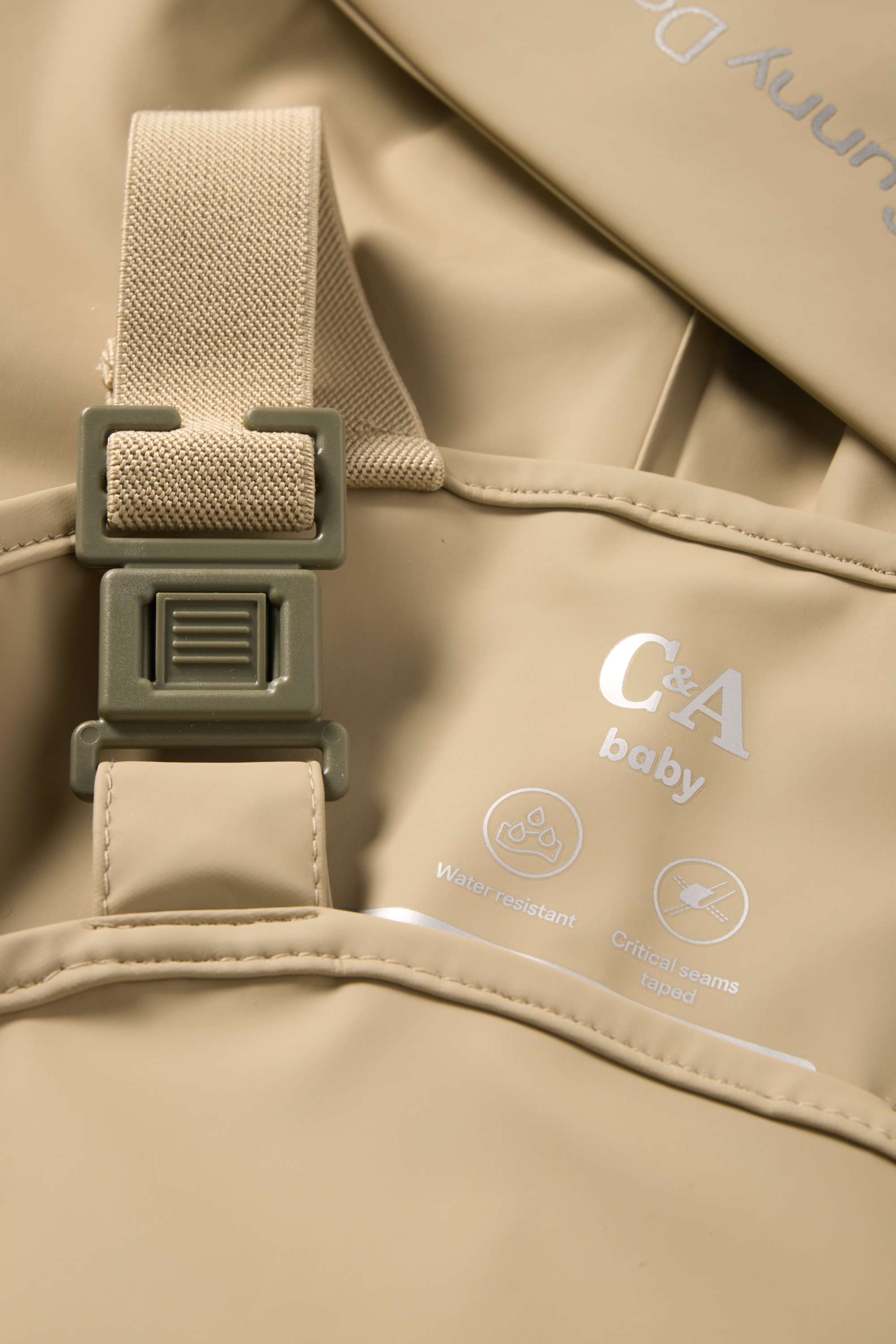 Waterproof baby trousers - waterproof taupe