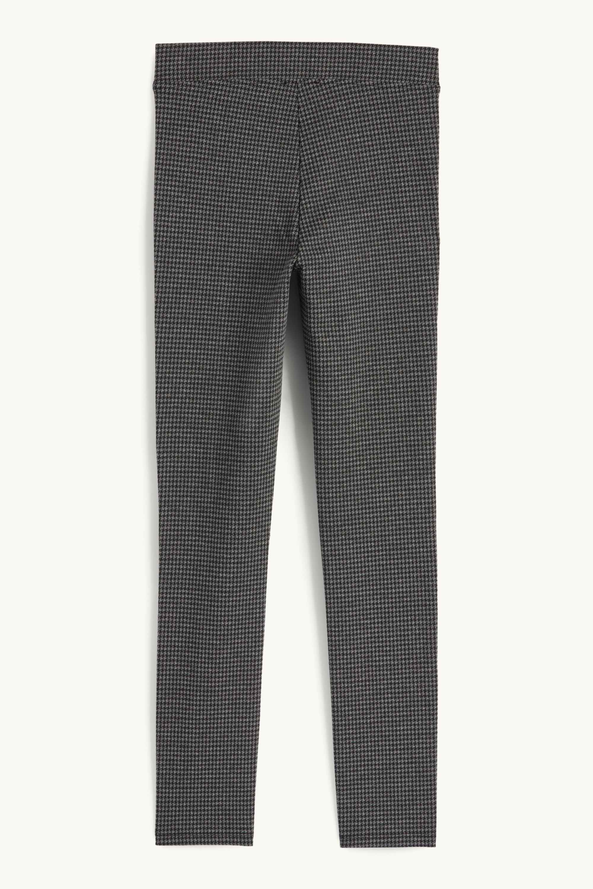 Leggings - check dark gray