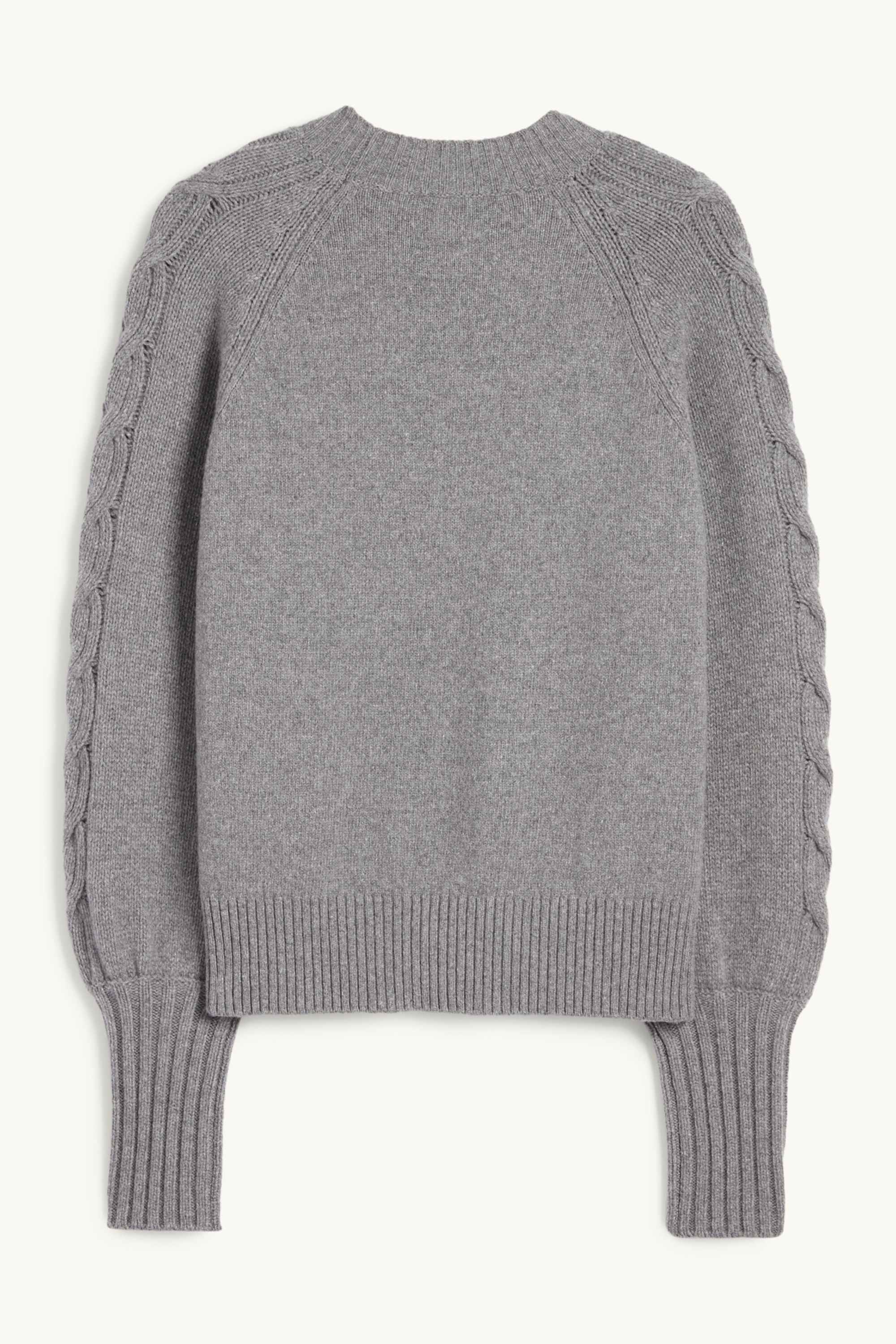 Cashmere jumper gray