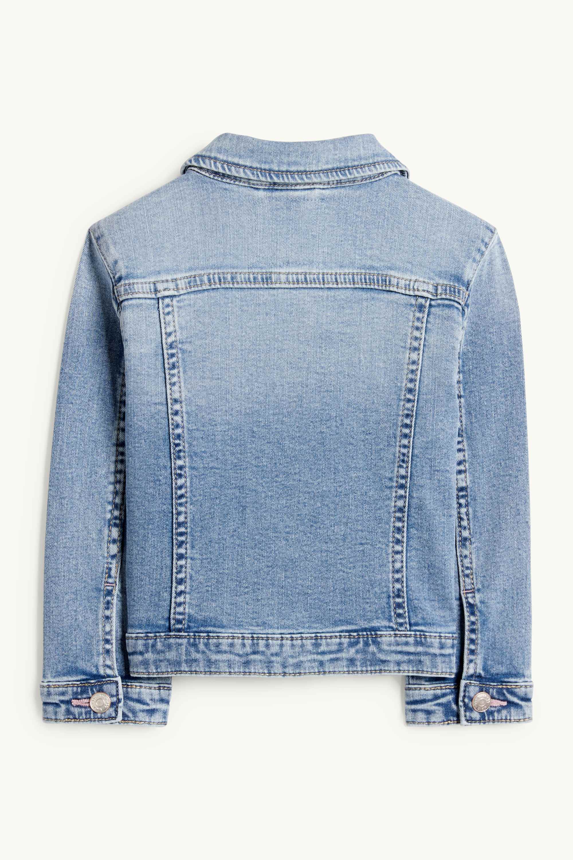 Floral - denim jacket blue denim
