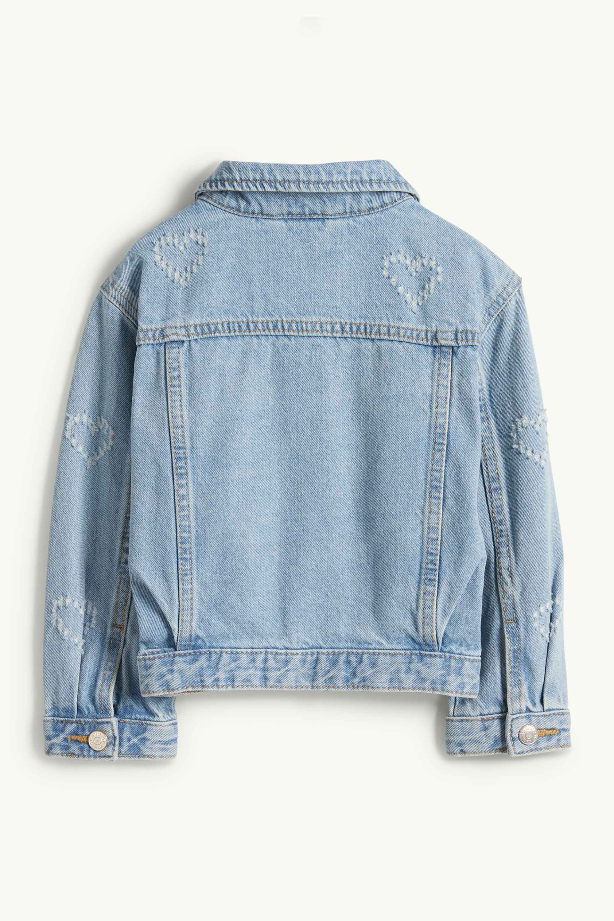 Heart - denim jacket denim-light blue