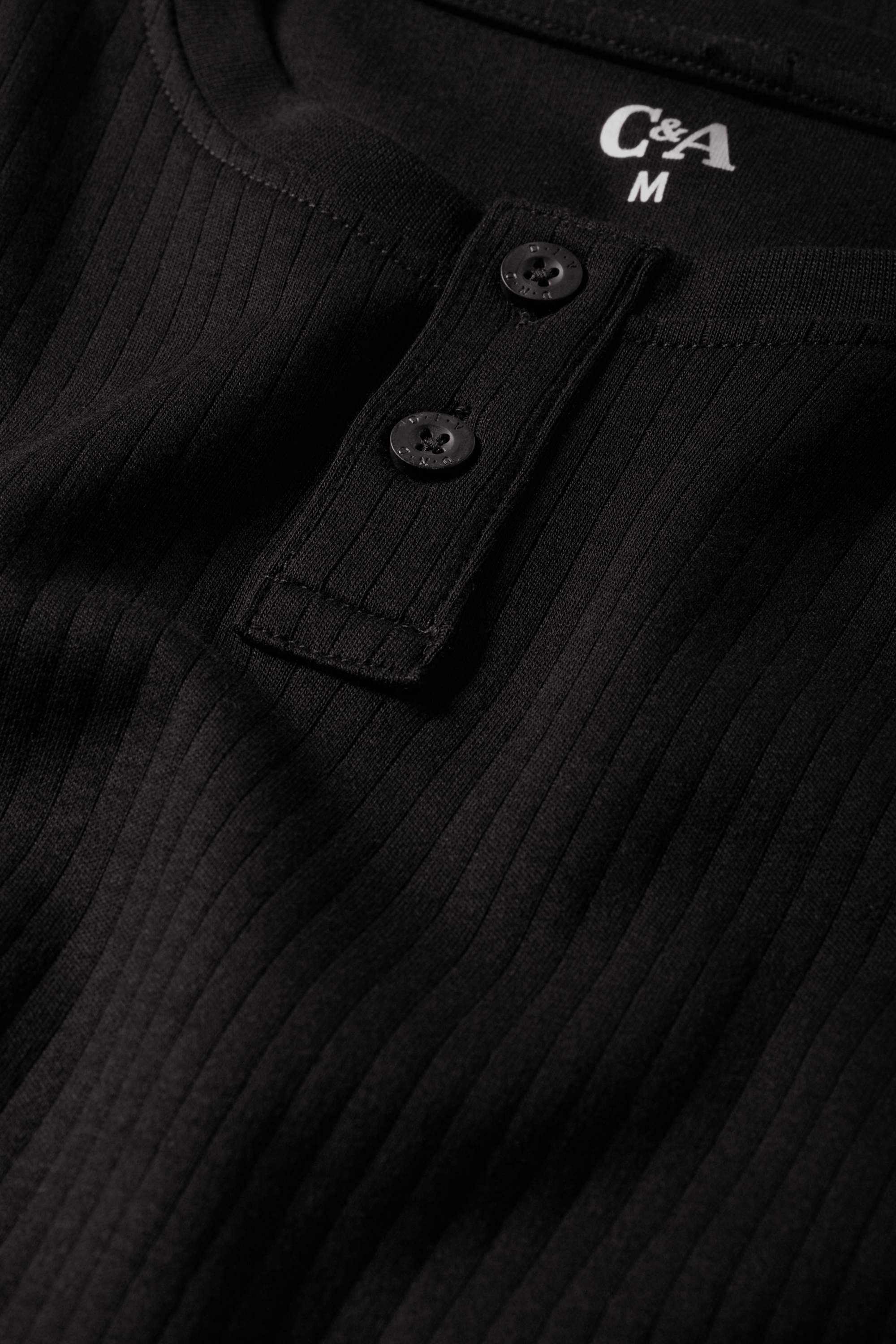 Vest - ribbed black
