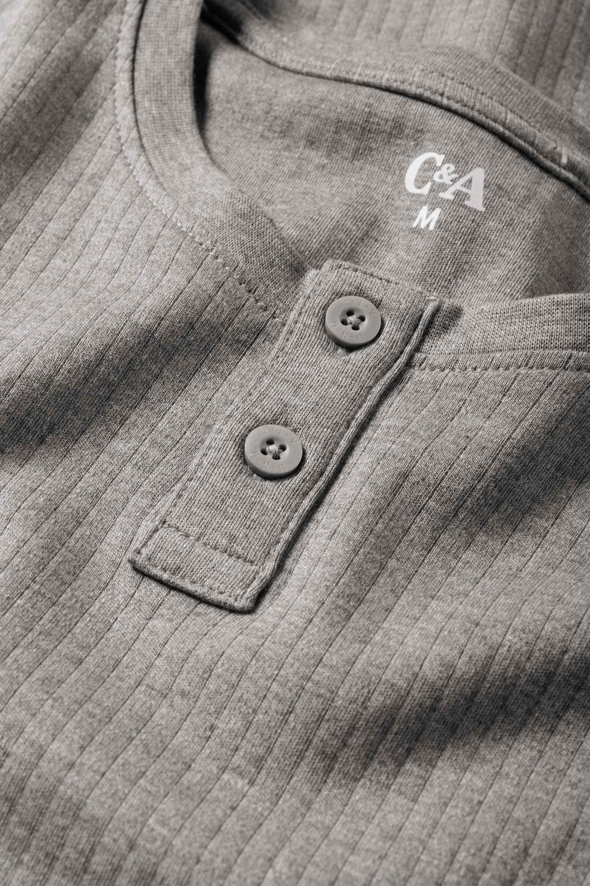 Vest - ribbed gray