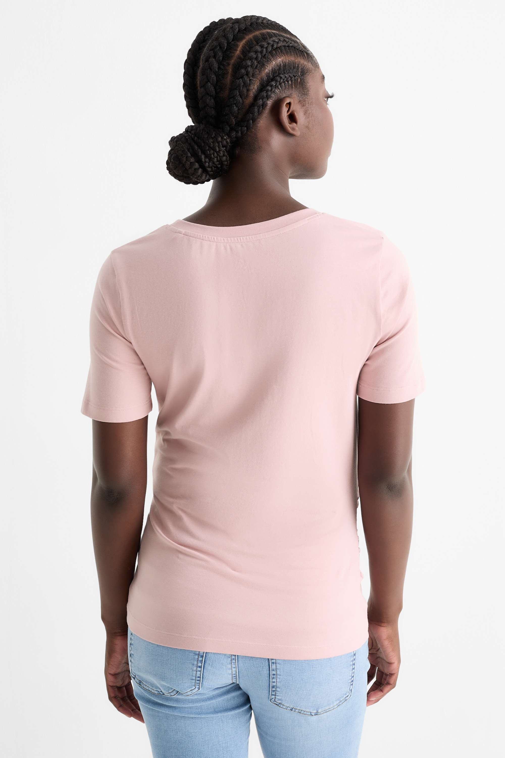 Multipack of 2 - maternity T-shirt black / rose
