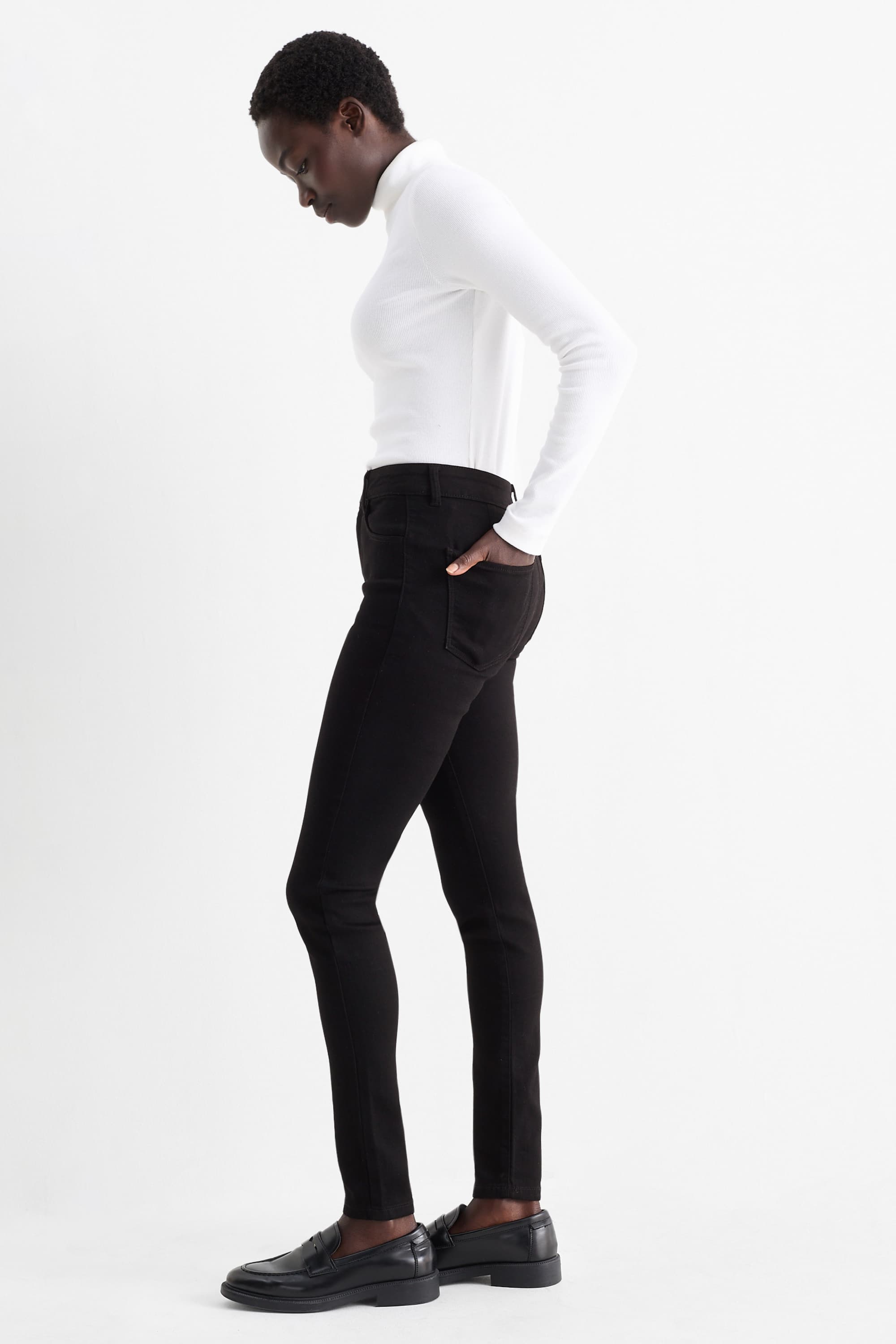 Multipack of 2 - jegging jeans - high waist blue / black