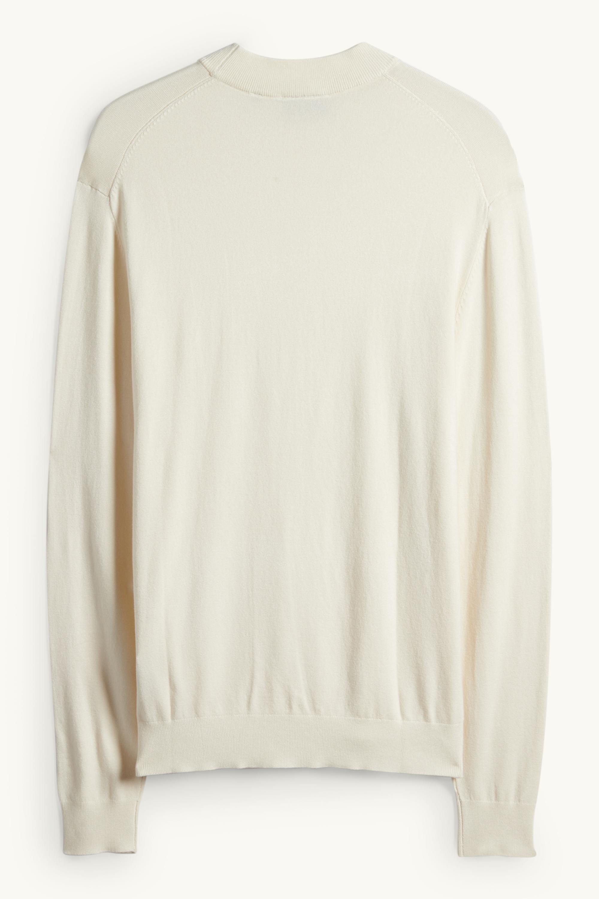 Fine knit jumper cremewhite
