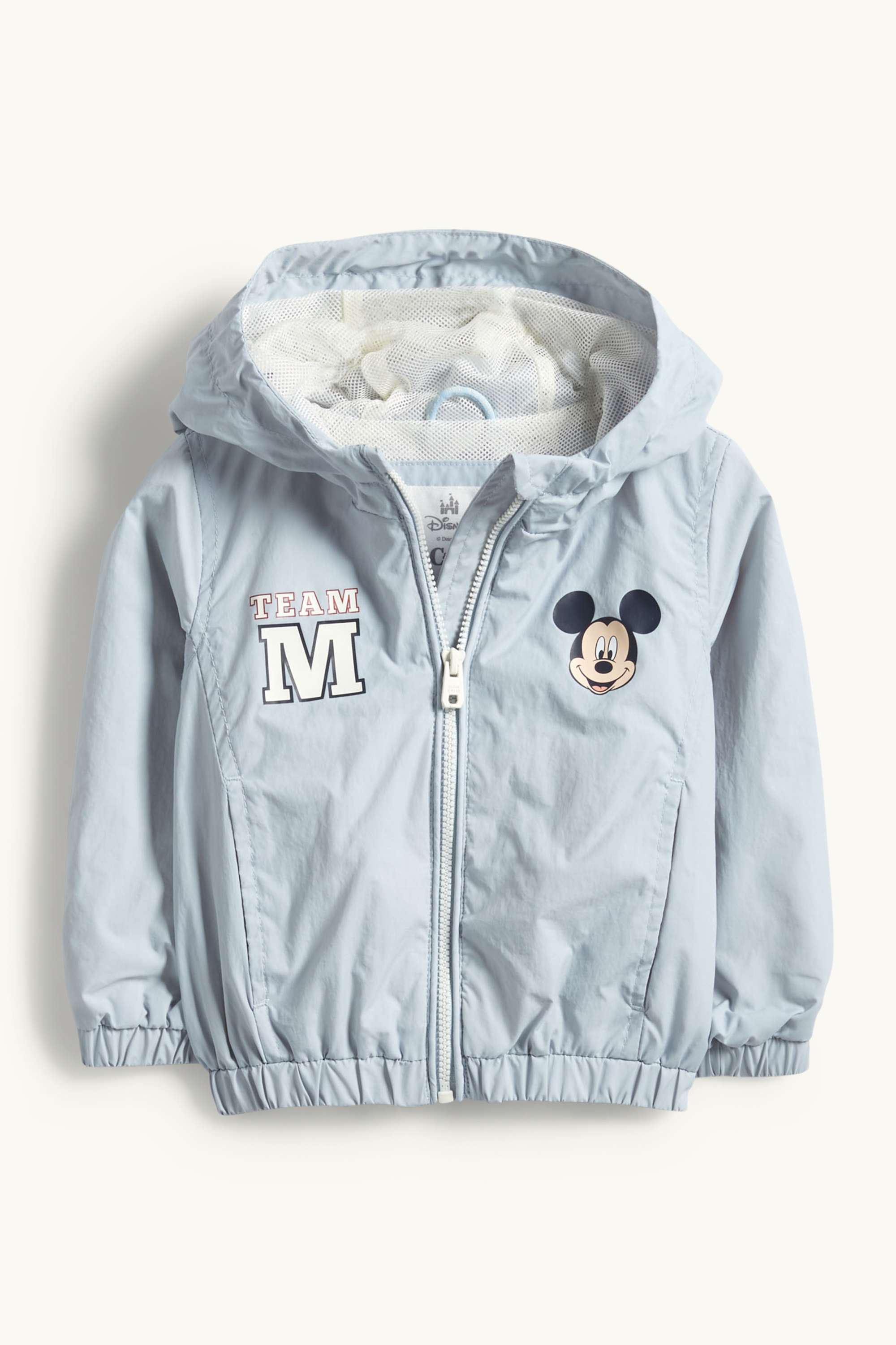 Mickey Mouse - jacket with hood - water-repellent light blue