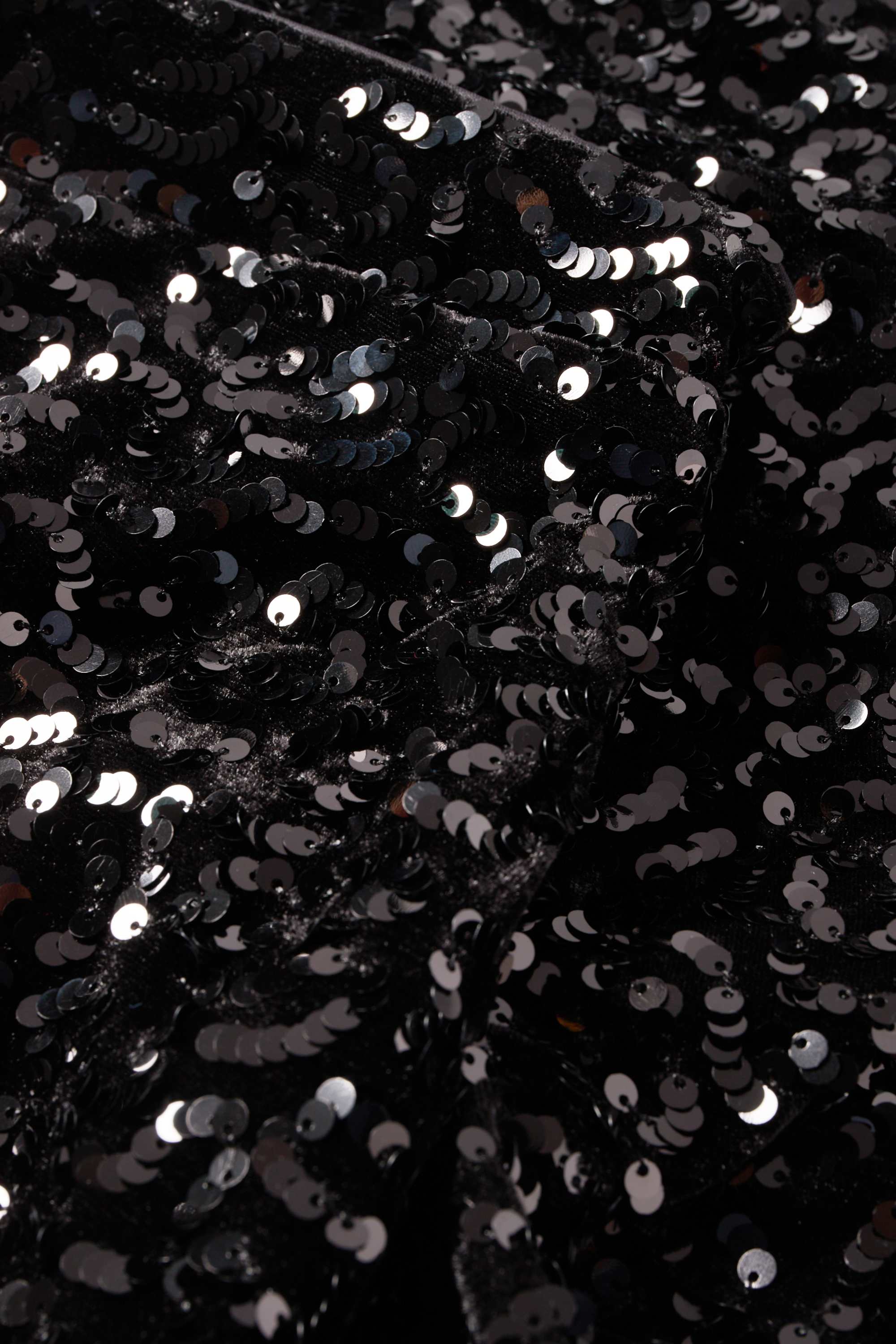 Sequin shorts - high waist black