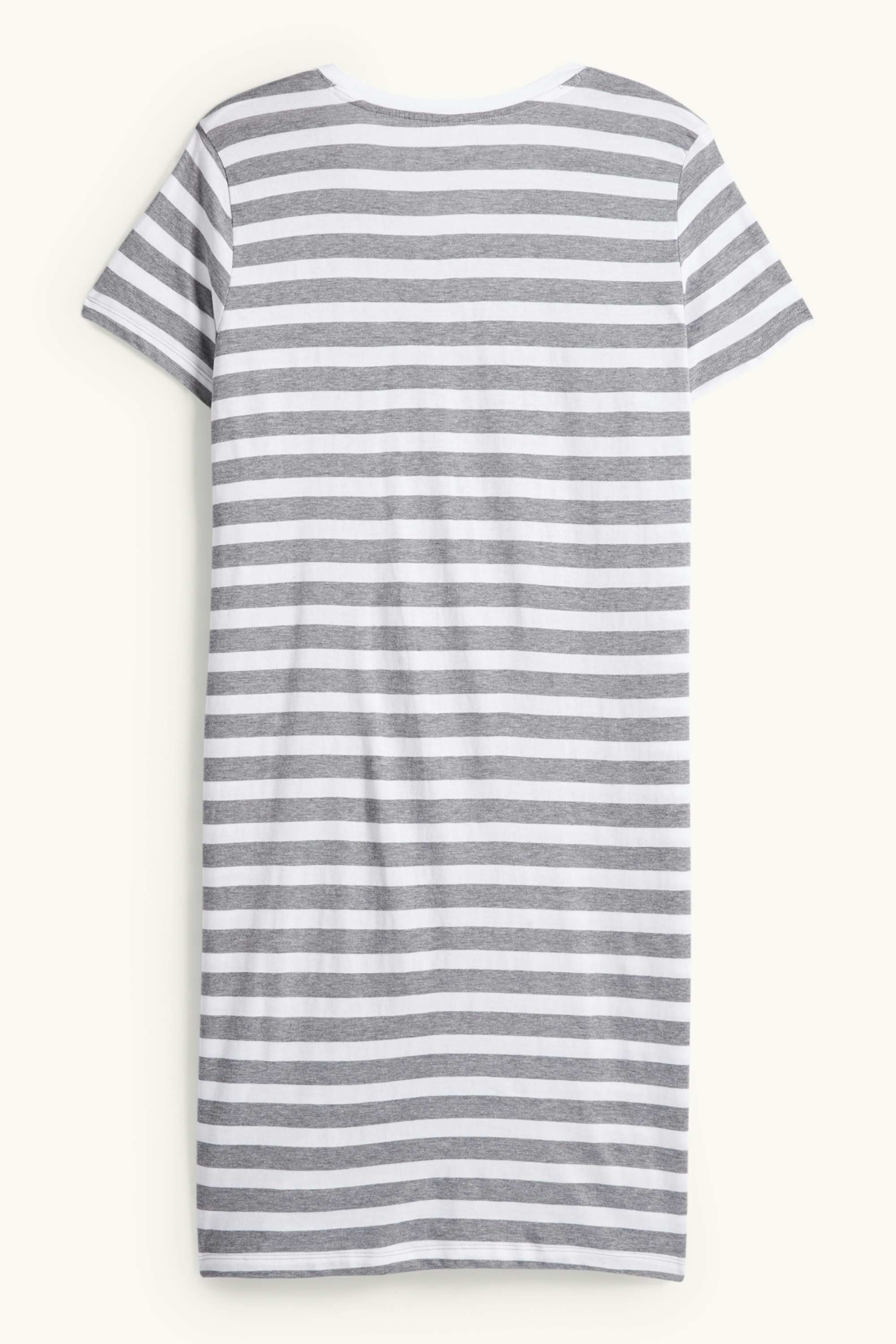 Nightdress - striped - Mickey Mouse gray-melange