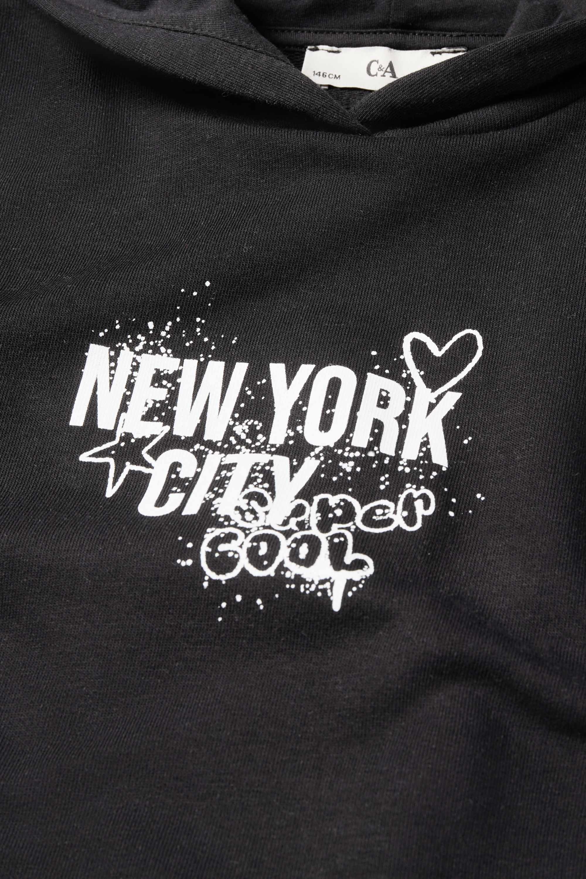 New York - hoodie black