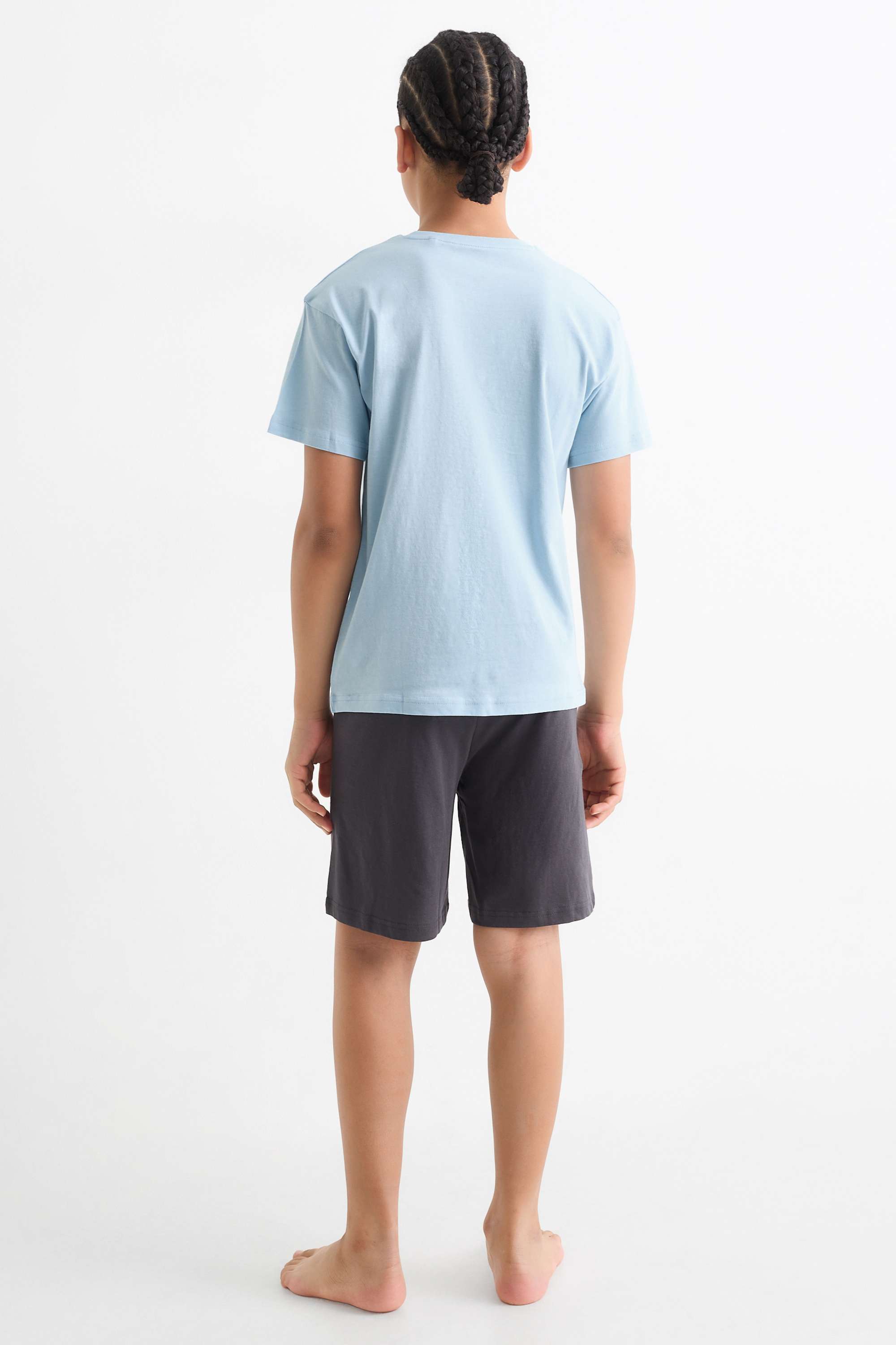 Naruto - short pyjamas - 2 piece light blue