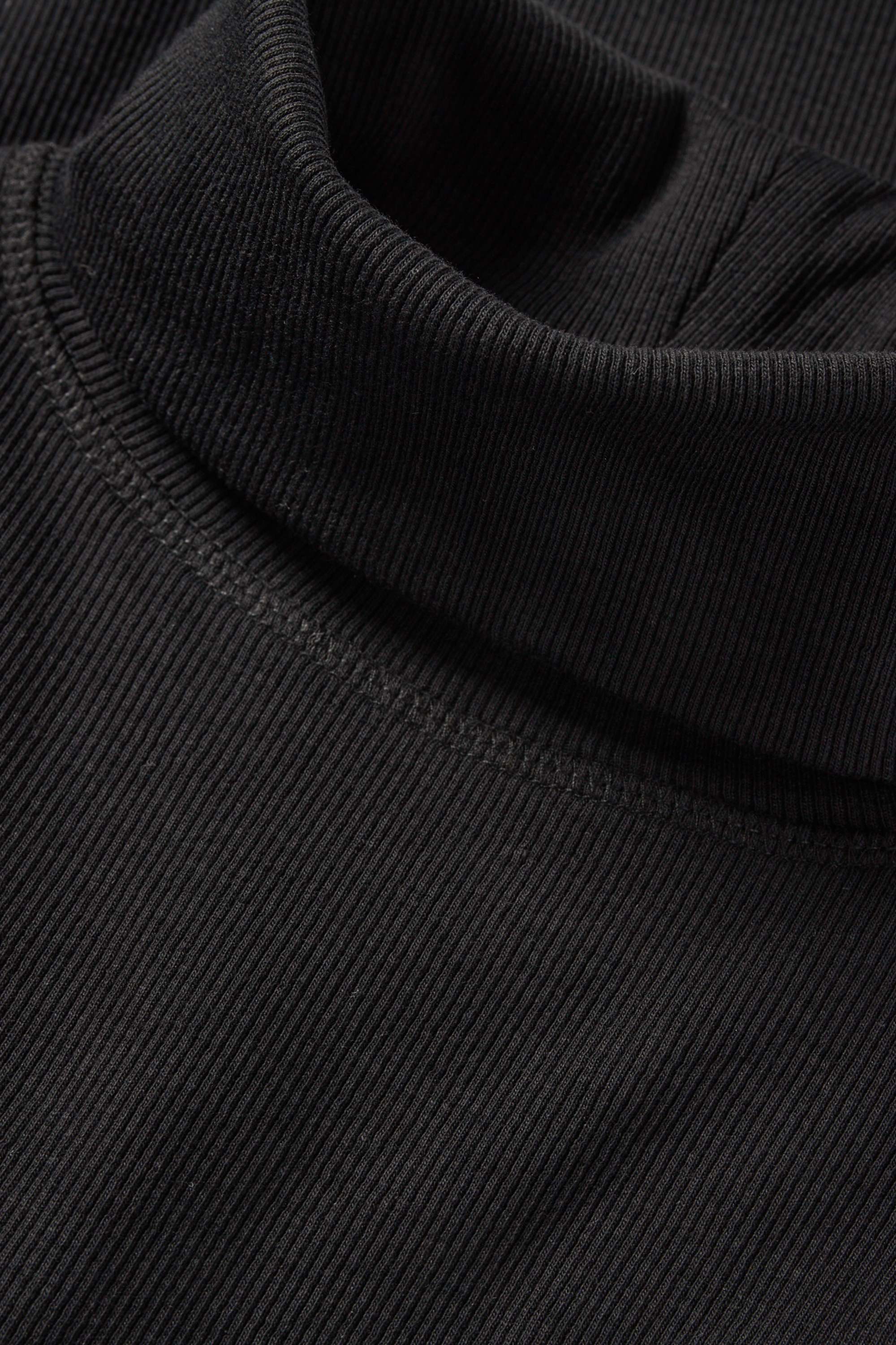 Multipack of 2 - turtleneck top - ribbed black