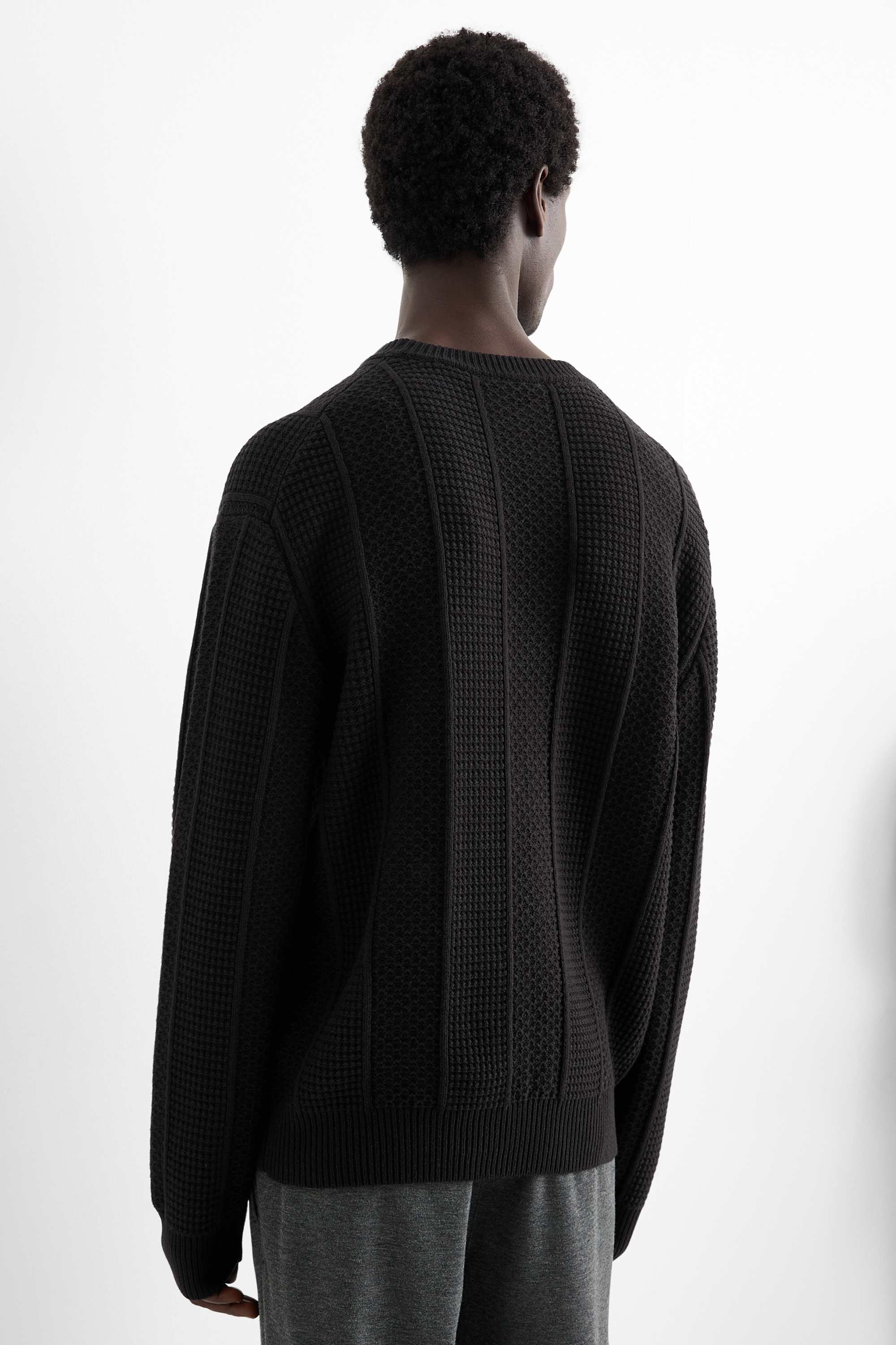 Jumper - textured black