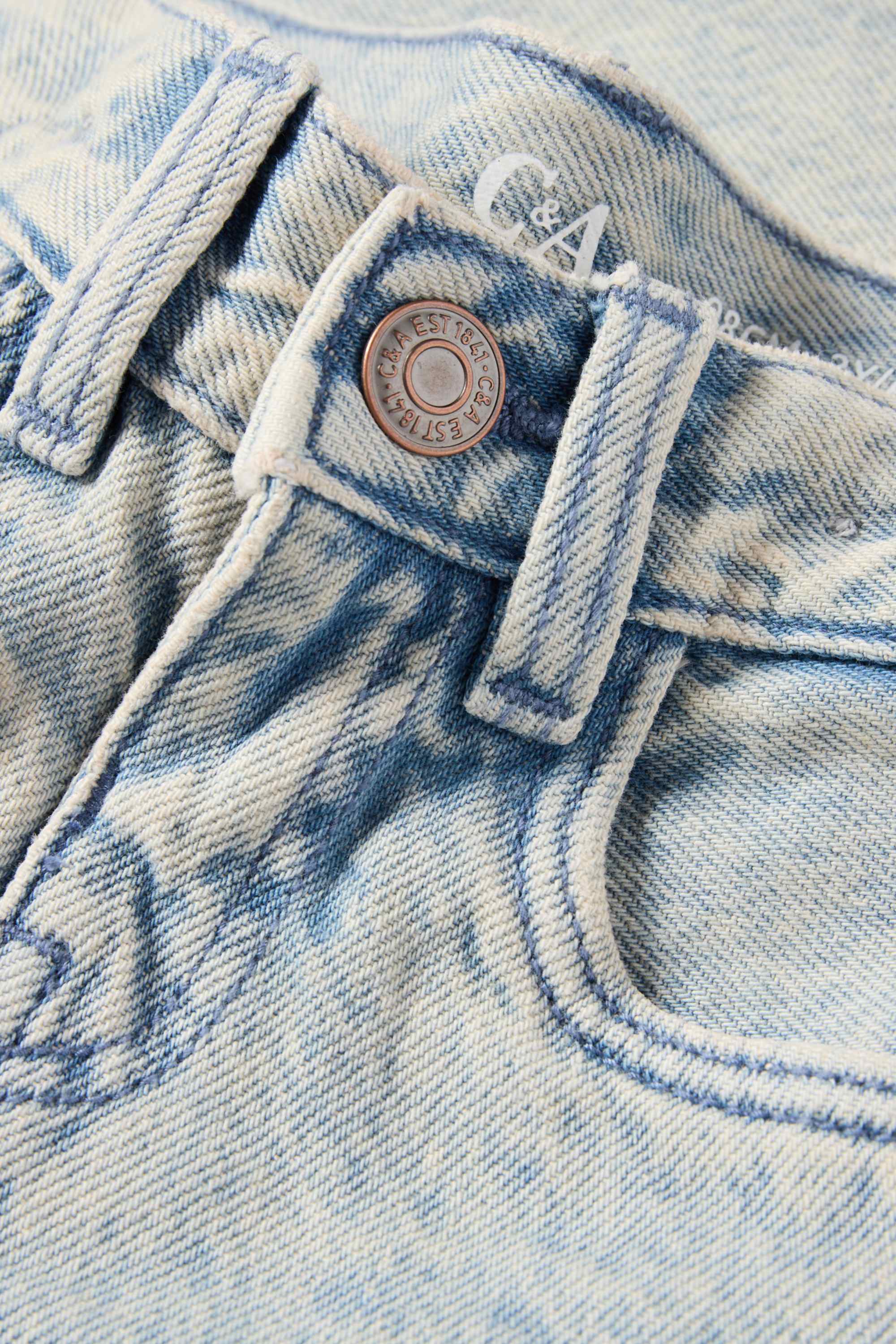 Straight jeans denim-light blue