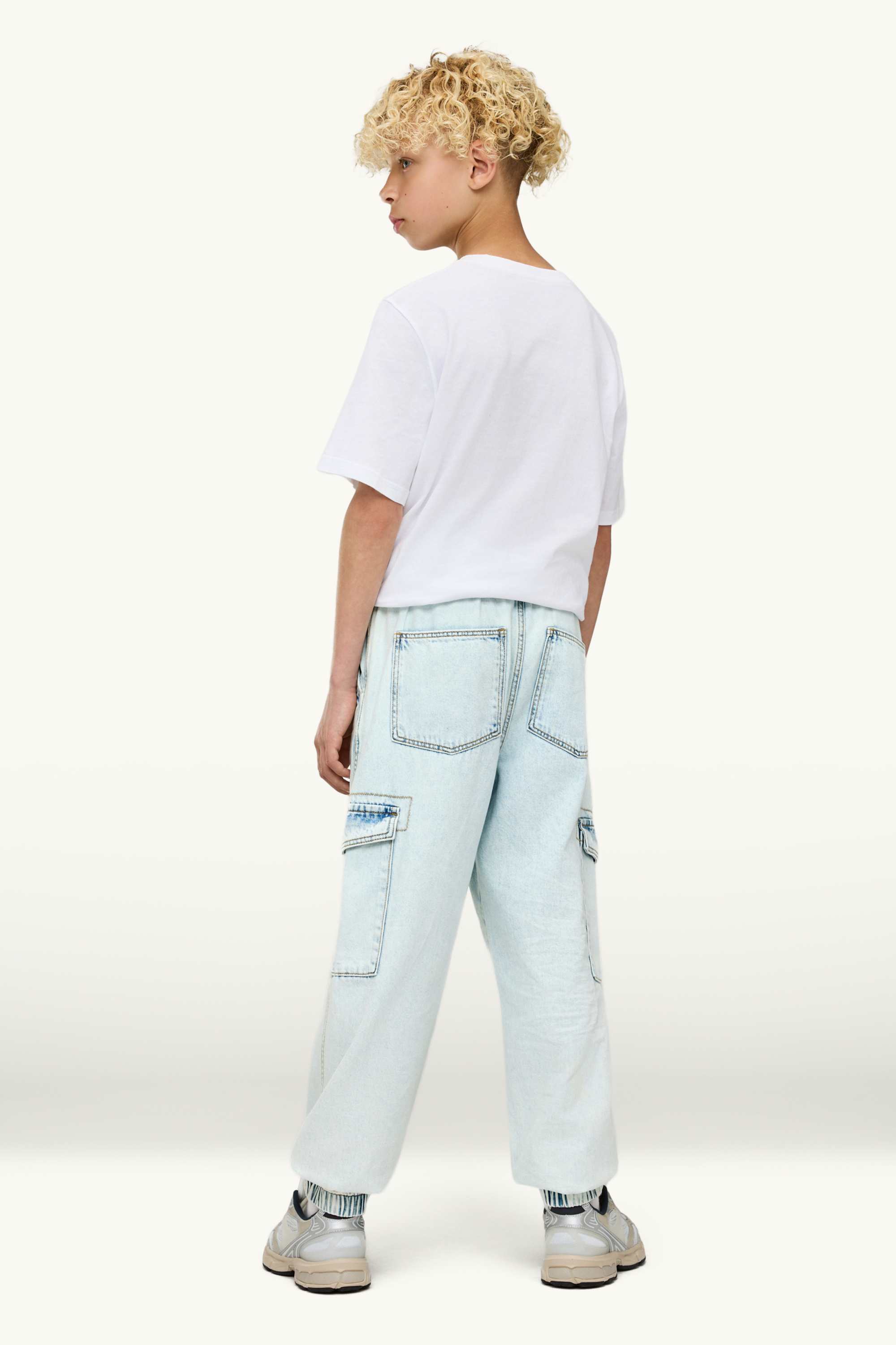 Cargo jeans denim-light blue