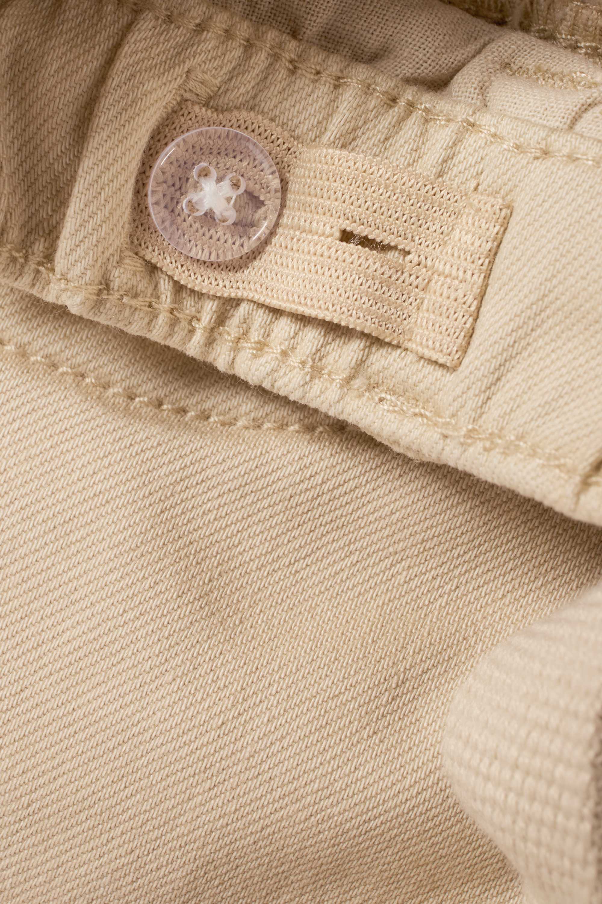Baby cargo trousers with belt light beige