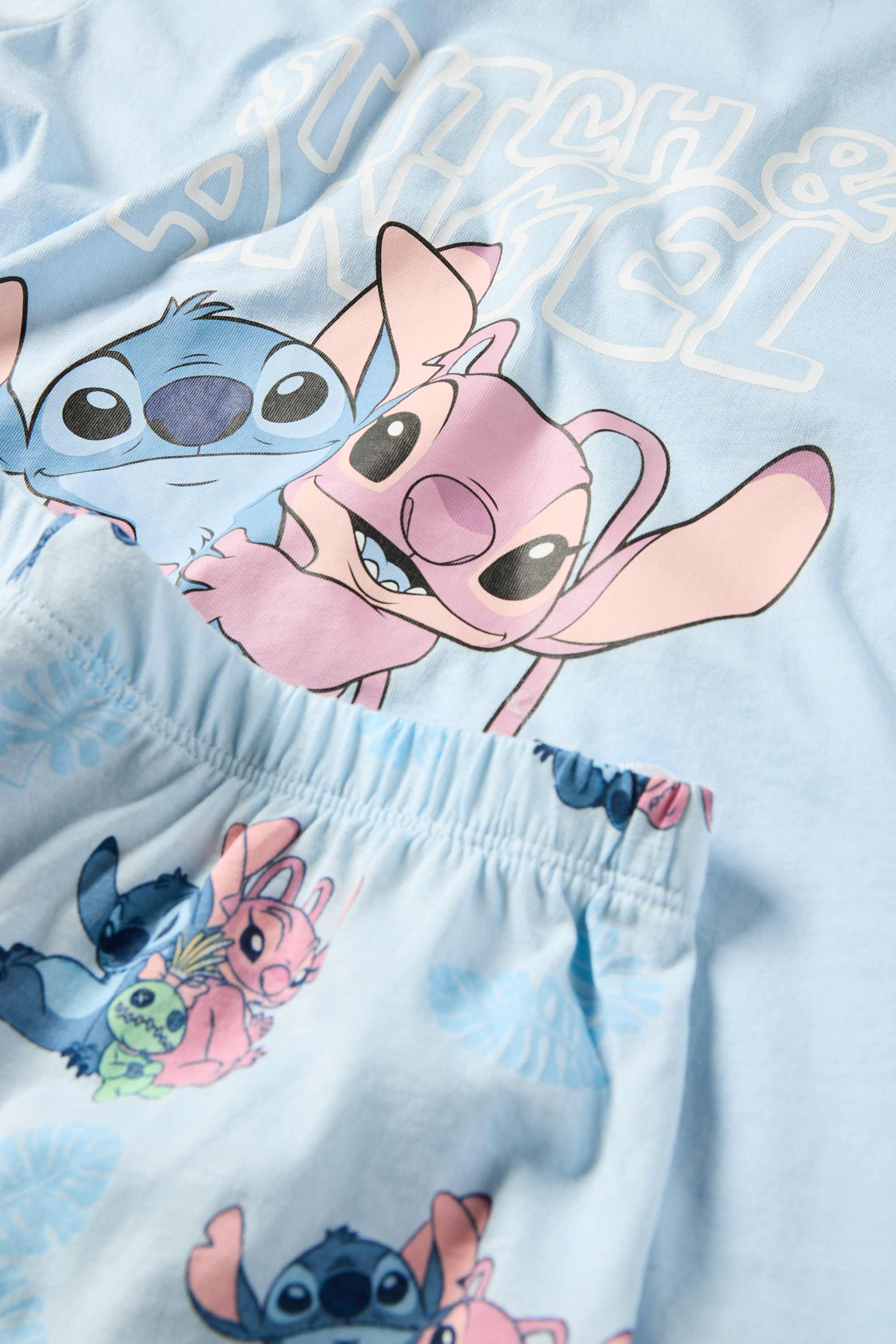 Lilo & Stitch - shorty pyjamas - 2 piece rose / light blue