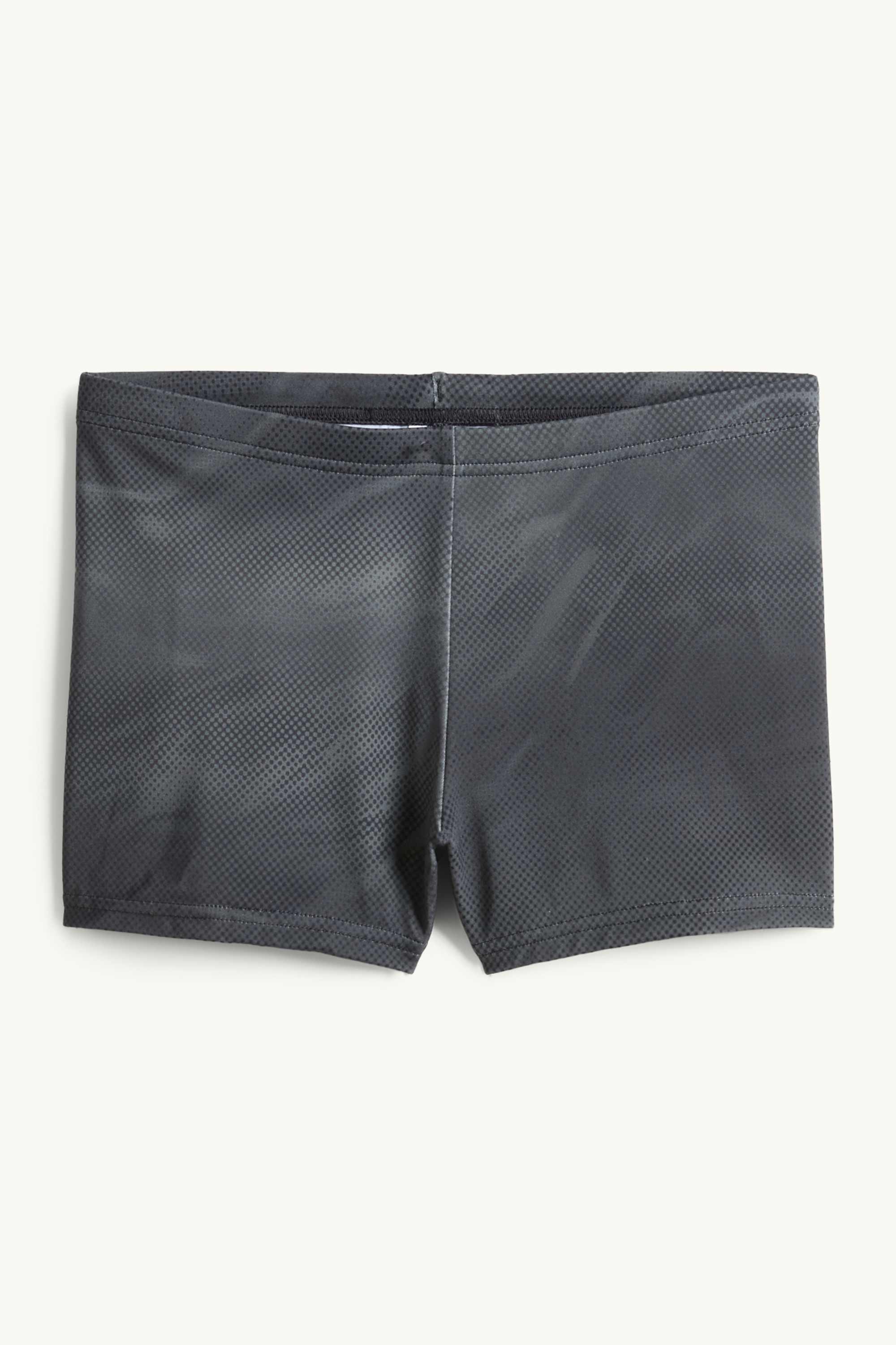 Swim shorts - LYCRA® XTRA LIFE™ - patterned dark gray