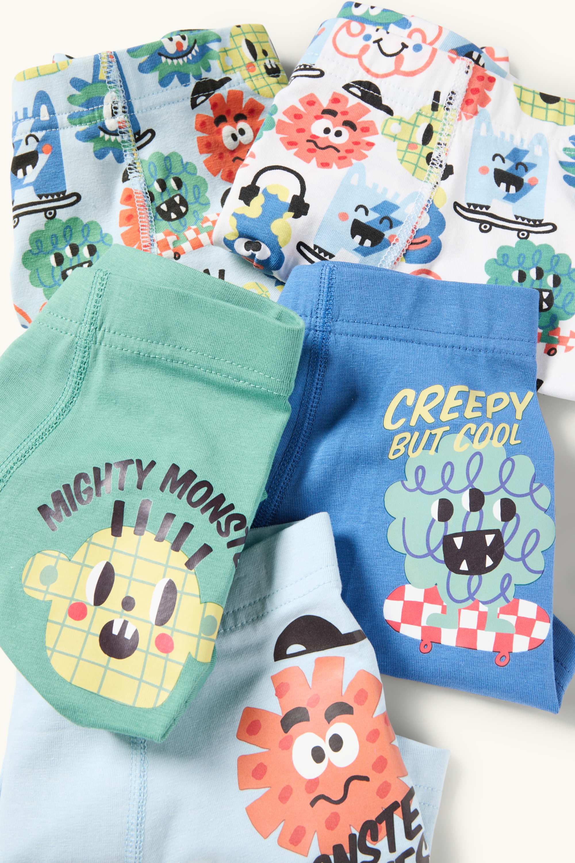 Multipack of 5 - Monster - boxer shorts light blue