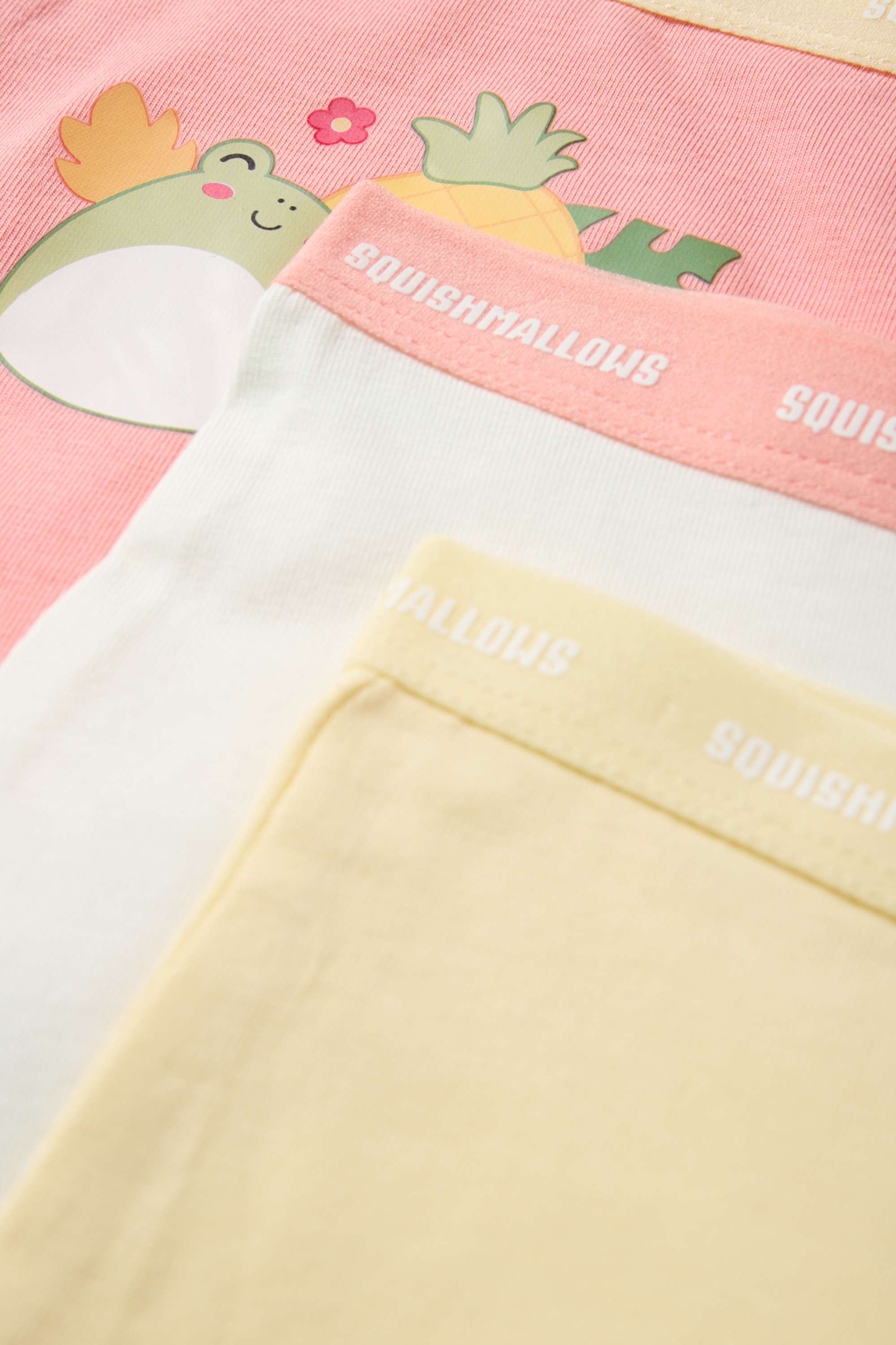 Multipack of 3 - Squishmallows - shorts orange / yellow