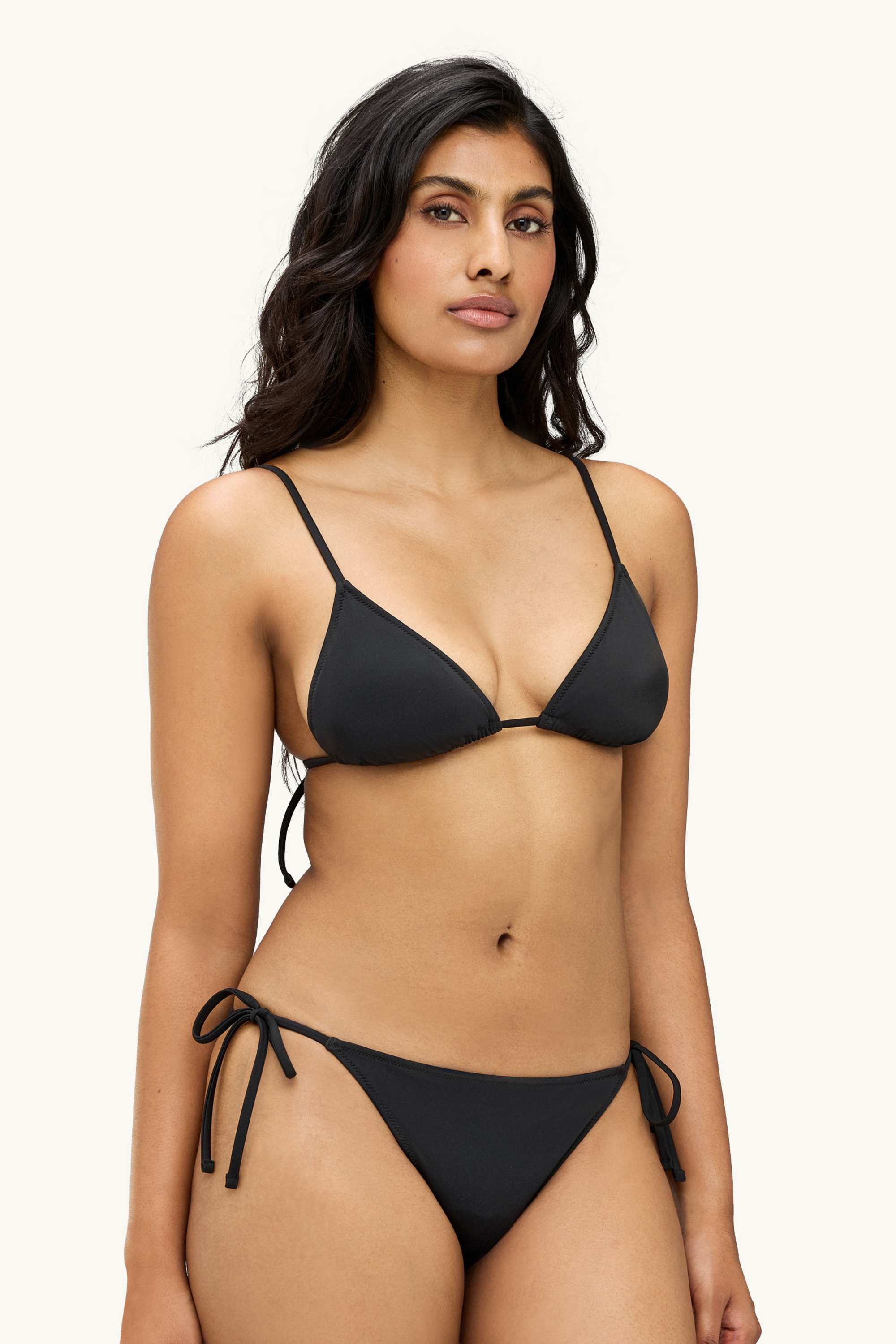 Bikini bottoms - low-rise waist - LYCRA® XTRA LIFE™ black
