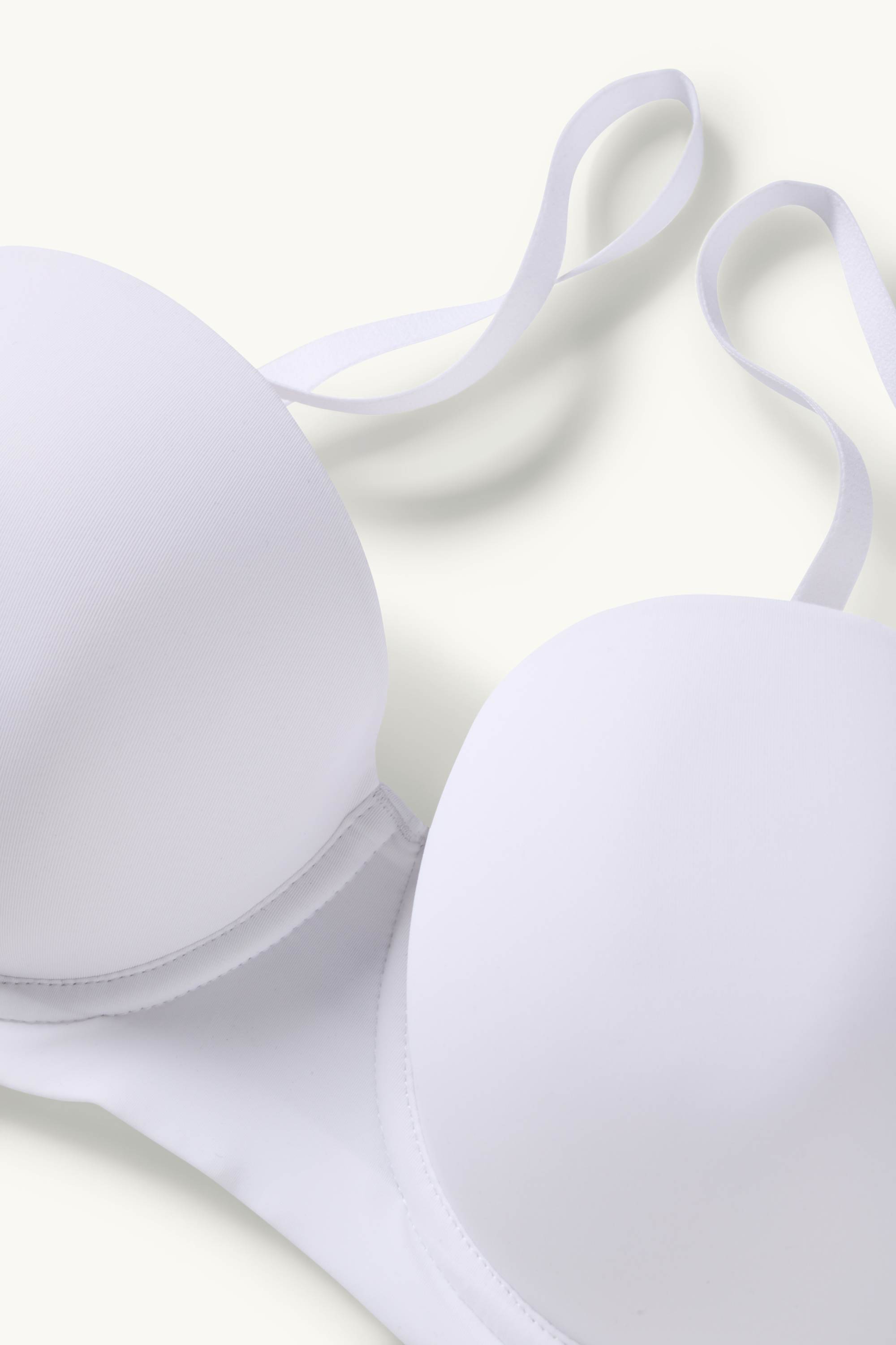Multiway bra - BALCONETTE - padded - LYCRA® white